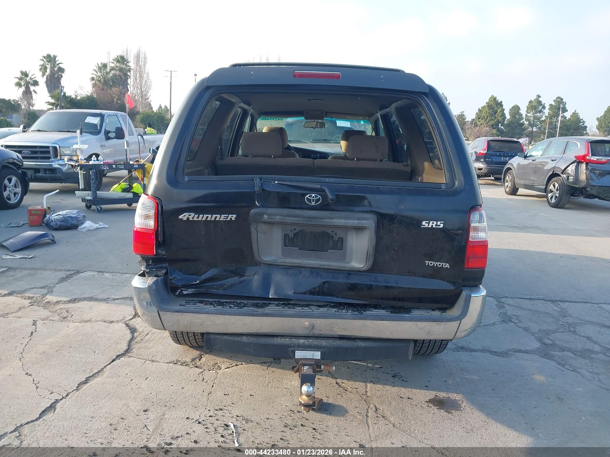2001 Toyota 4runner Sr5 V6 Black vin: JT3GN86R010208583