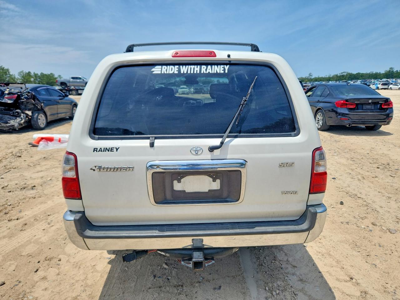 2002 Toyota 4runner Sr5 White vin: JT3GN86R020234232