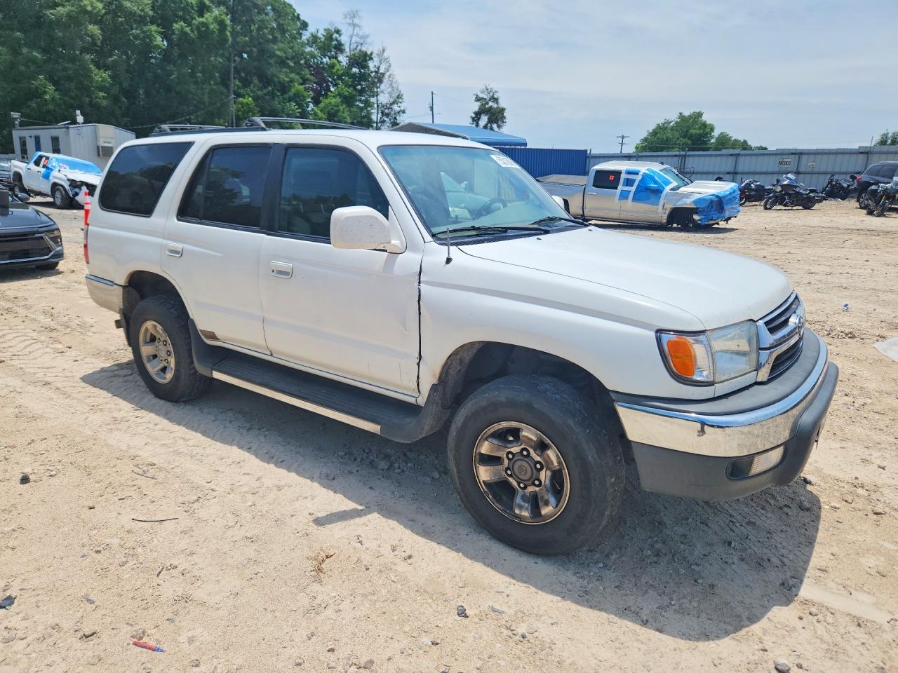 2002 Toyota 4runner Sr5 White vin: JT3GN86R020234232