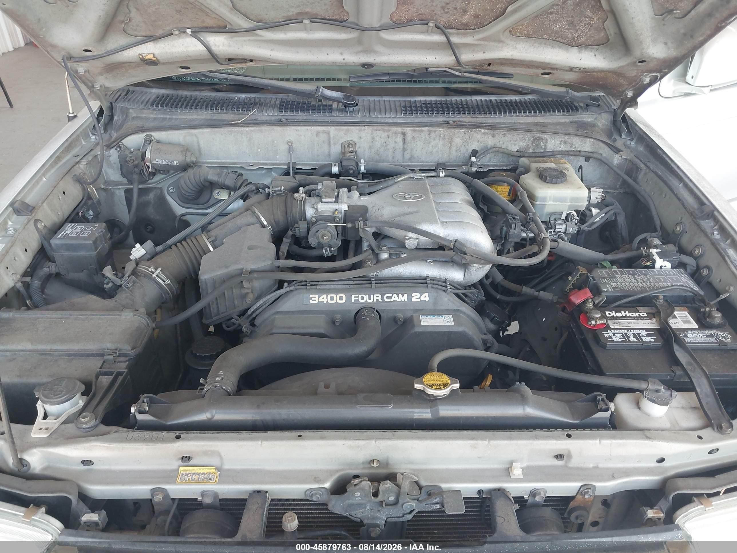 2002 Toyota 4runner Sr5 V6 Silver vin: JT3GN86R020234280