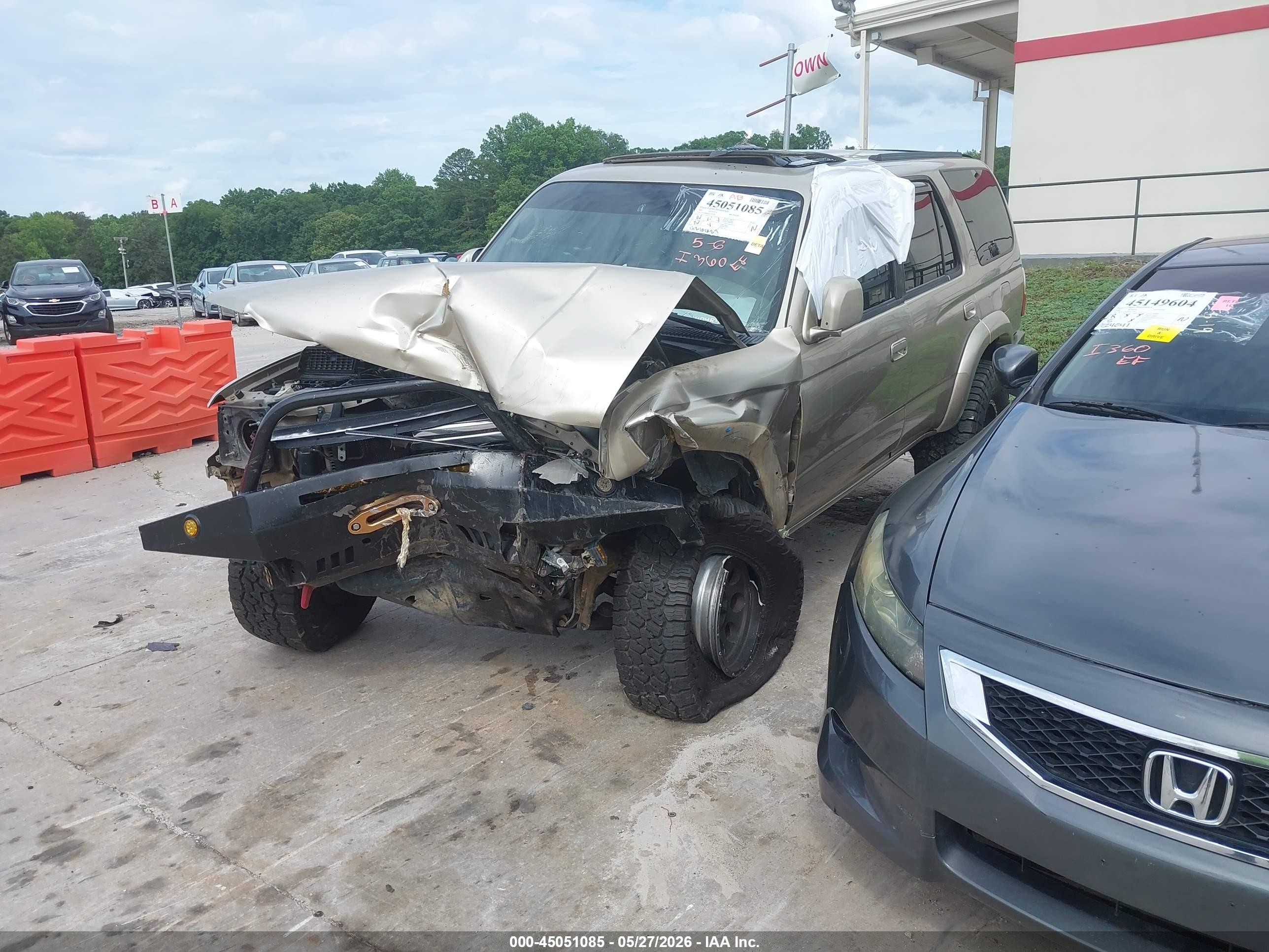 2002 Toyota 4runner Sr5 V6 Tan vin: JT3GN86R020239396