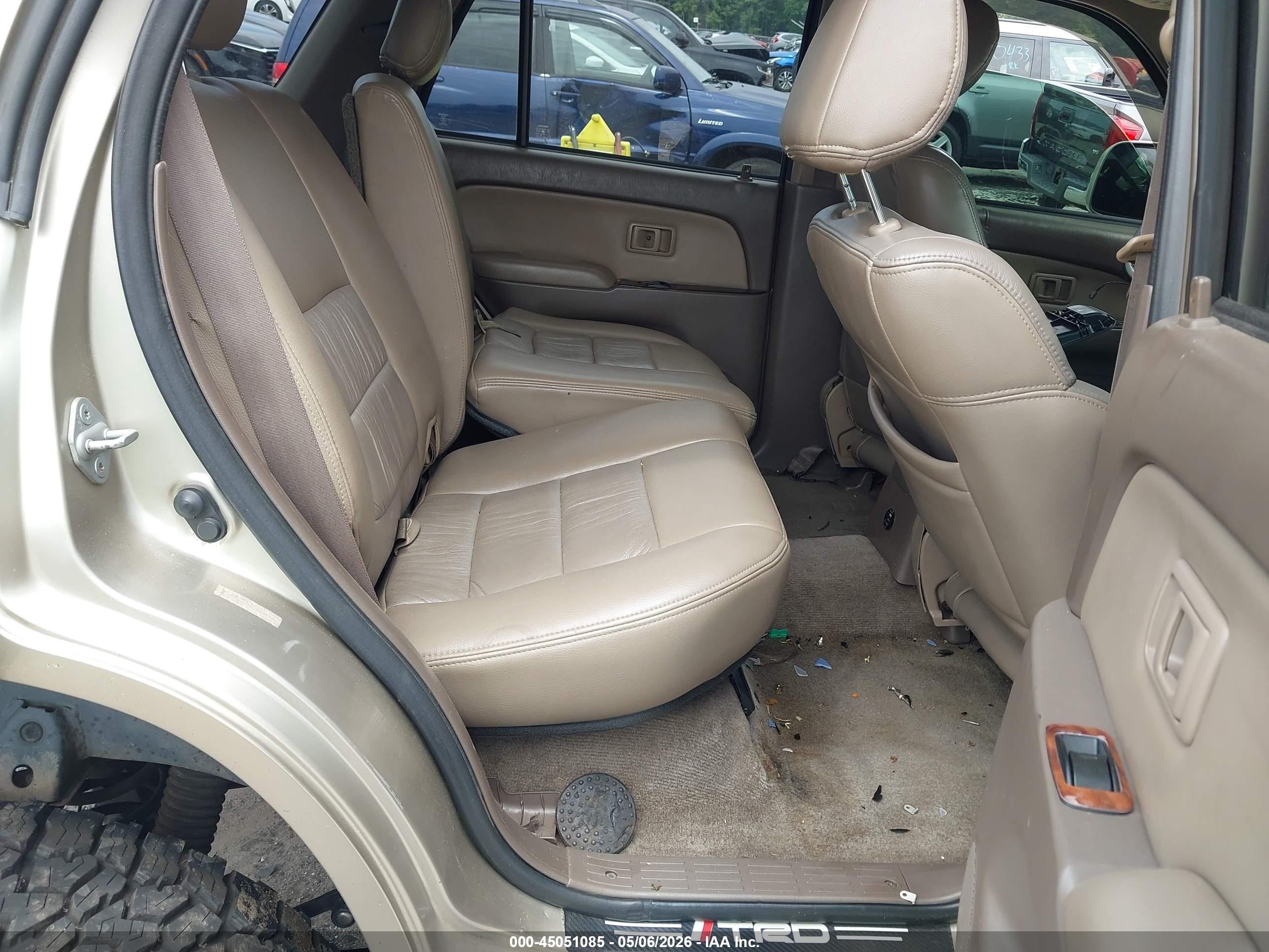 2002 Toyota 4runner Sr5 V6 Tan vin: JT3GN86R020239396