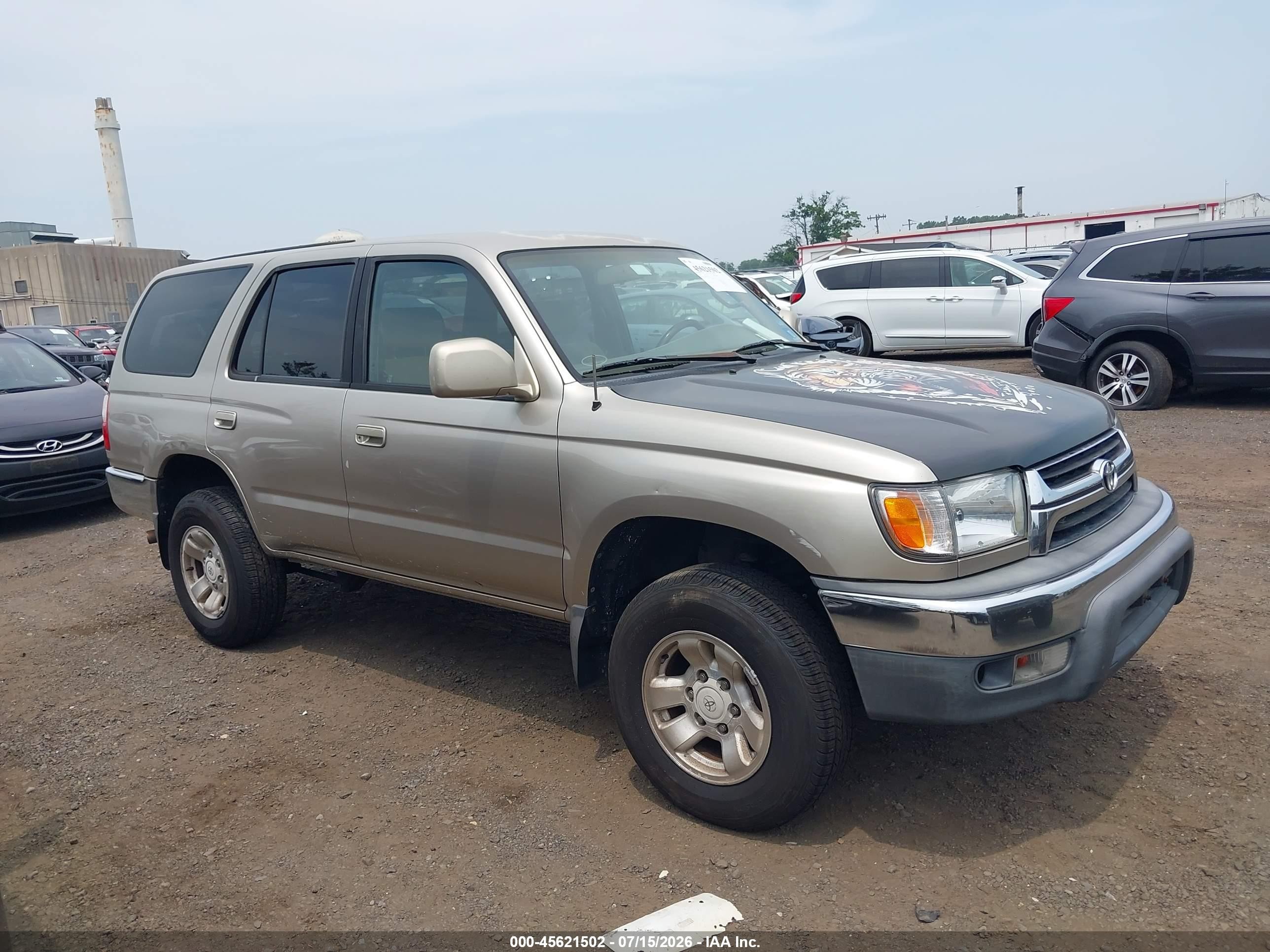 2002 Toyota 4runner Sr5 V6 Золотой vin: JT3GN86R020250303