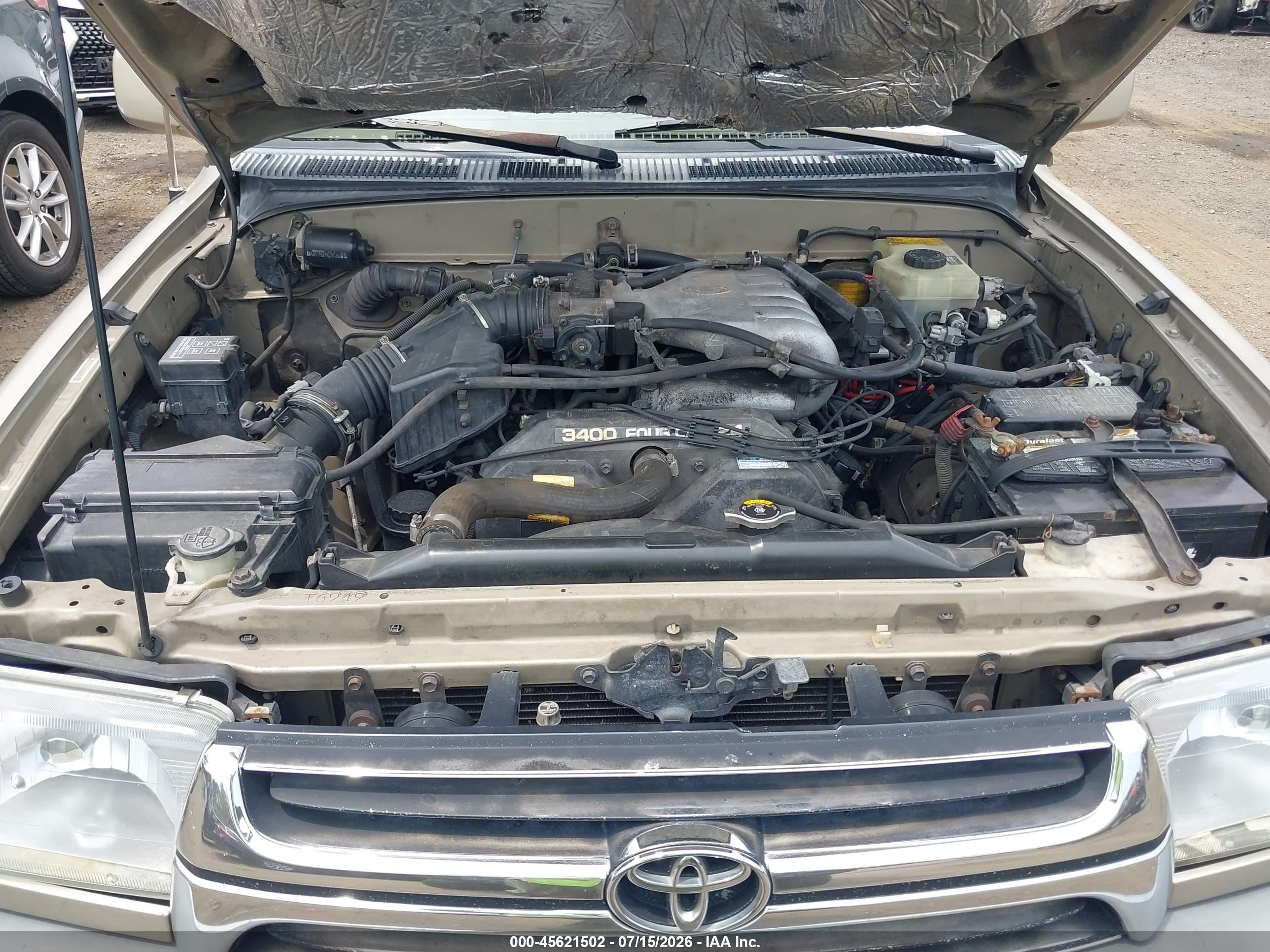 2002 Toyota 4runner Sr5 V6 Золотой vin: JT3GN86R020250303