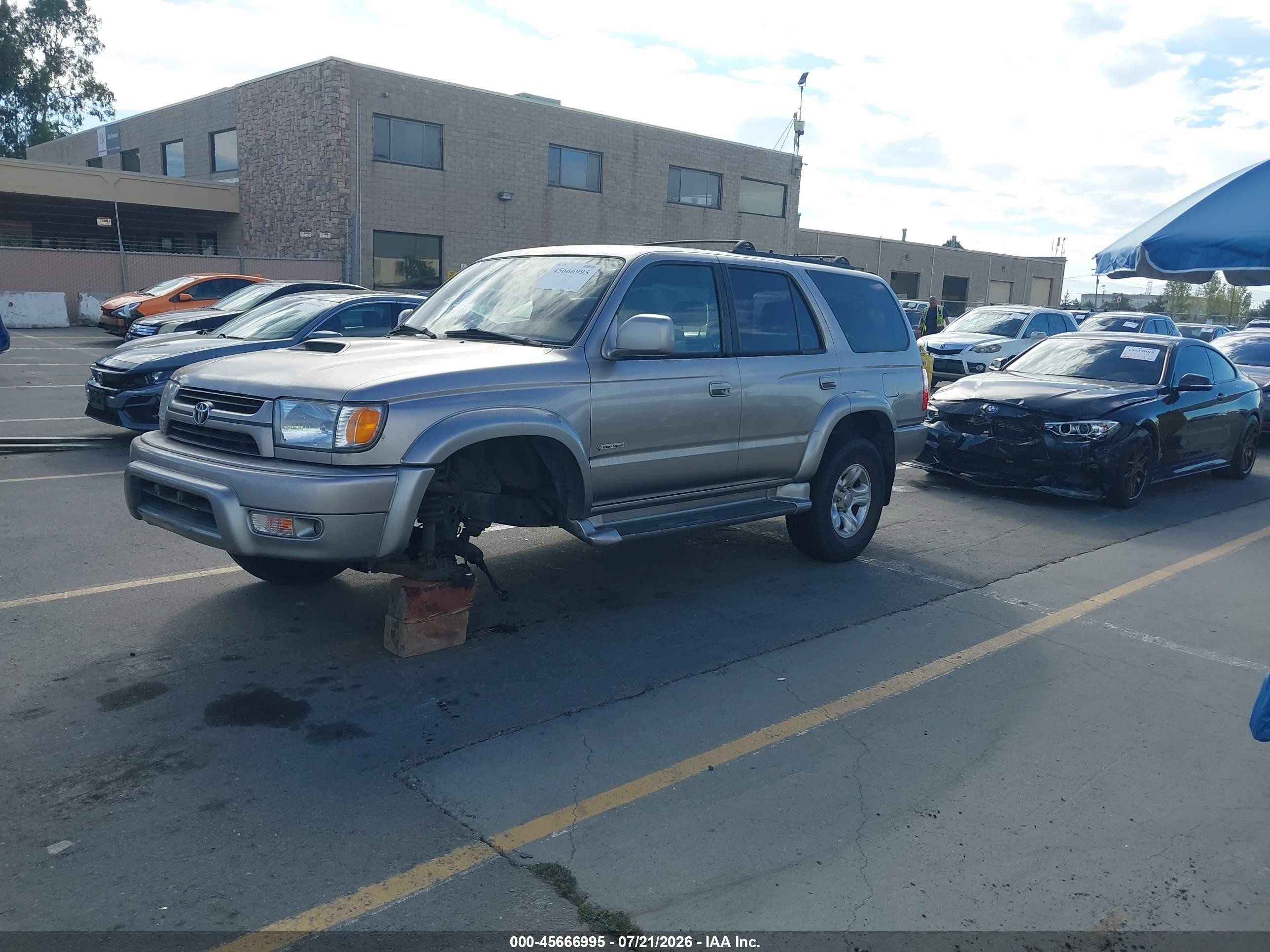2002 Toyota 4runner Sr5 V6 Brown vin: JT3GN86R020256067
