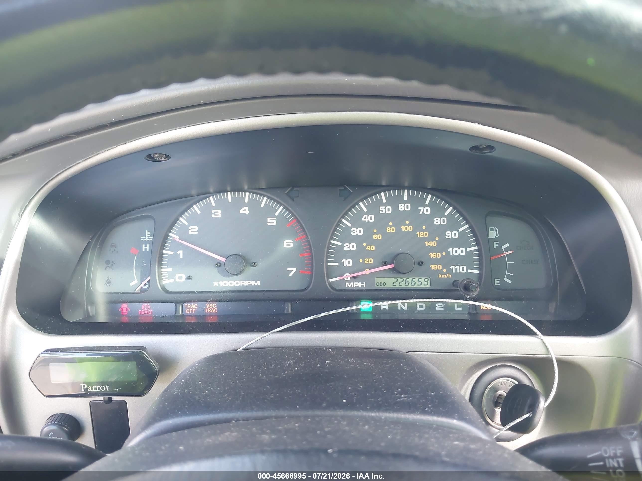 2002 Toyota 4runner Sr5 V6 Brown vin: JT3GN86R020256067