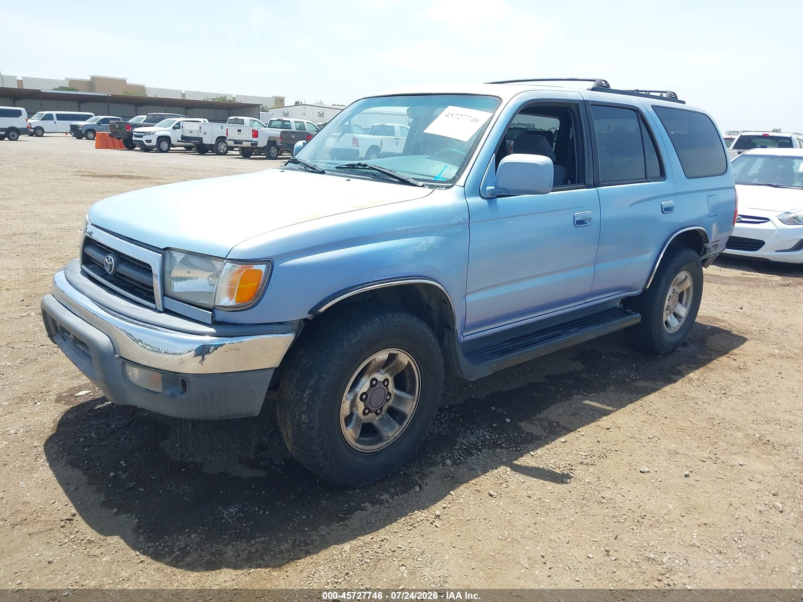 1997 Toyota 4runner Sr5 V6 Light Blue vin: JT3GN86R0V0054155