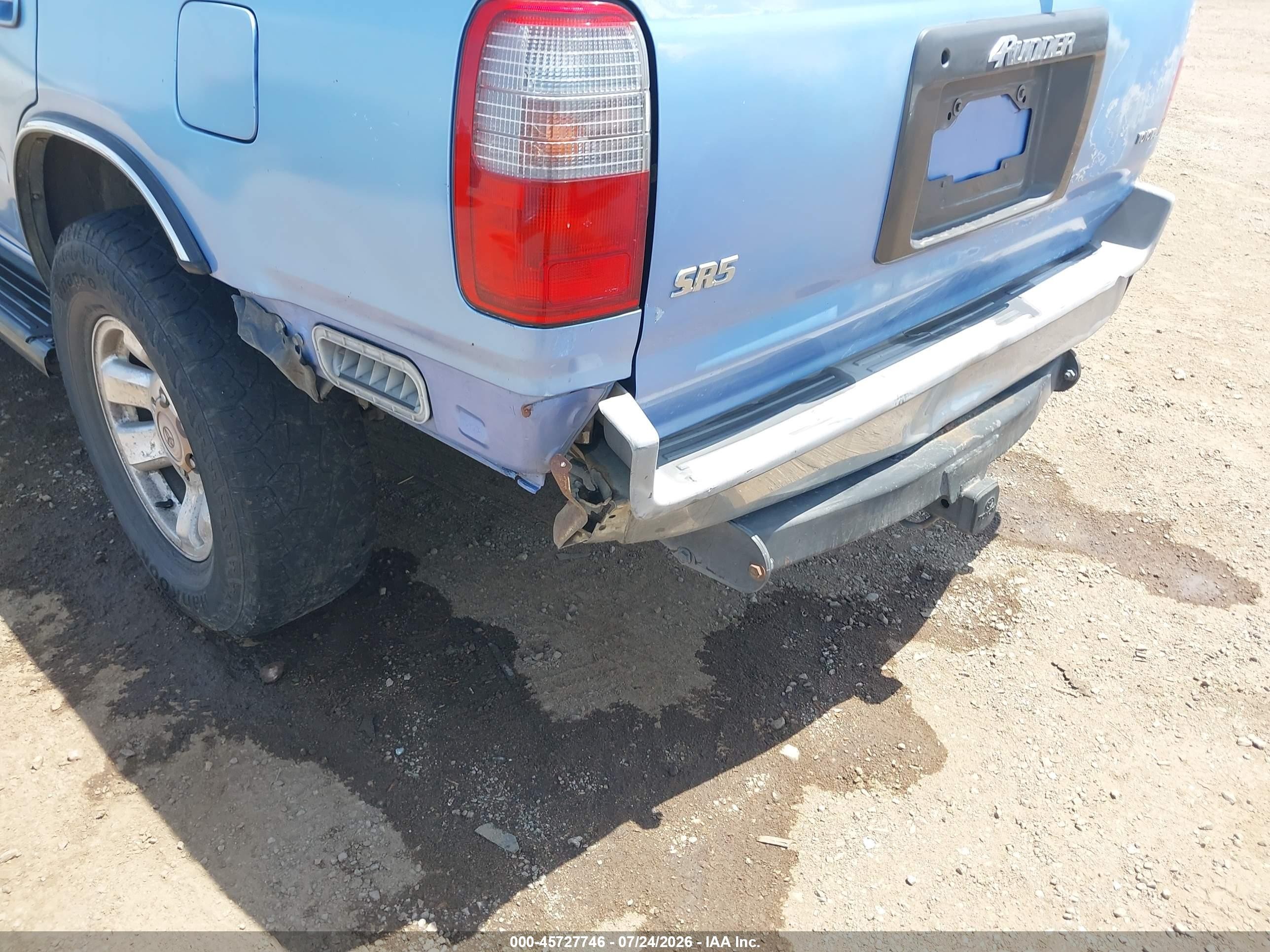 1997 Toyota 4runner Sr5 V6 Light Blue vin: JT3GN86R0V0054155