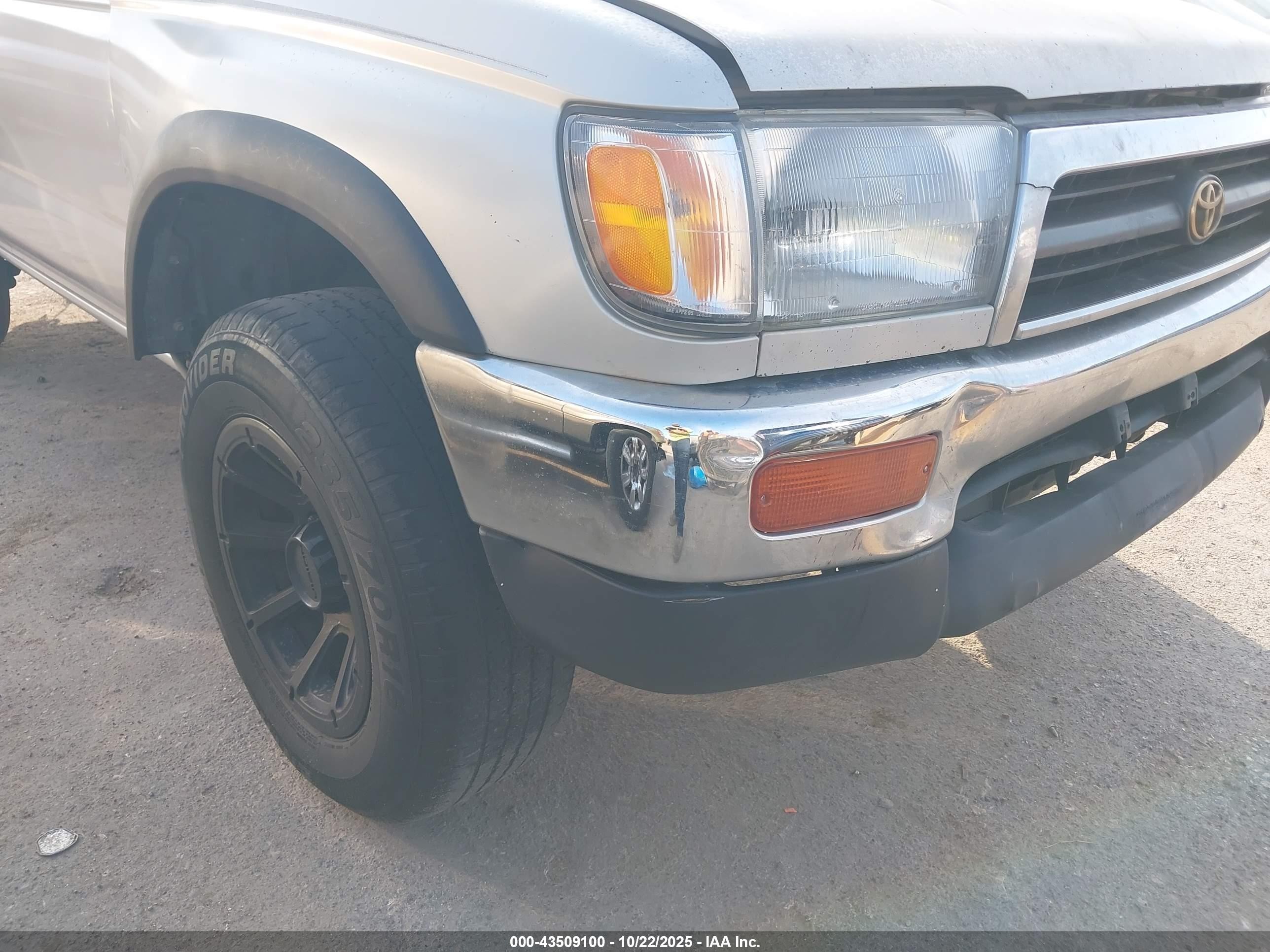 1997 Toyota 4runner Sr5 V6 Серебряный vin: JT3GN86R0V0055189