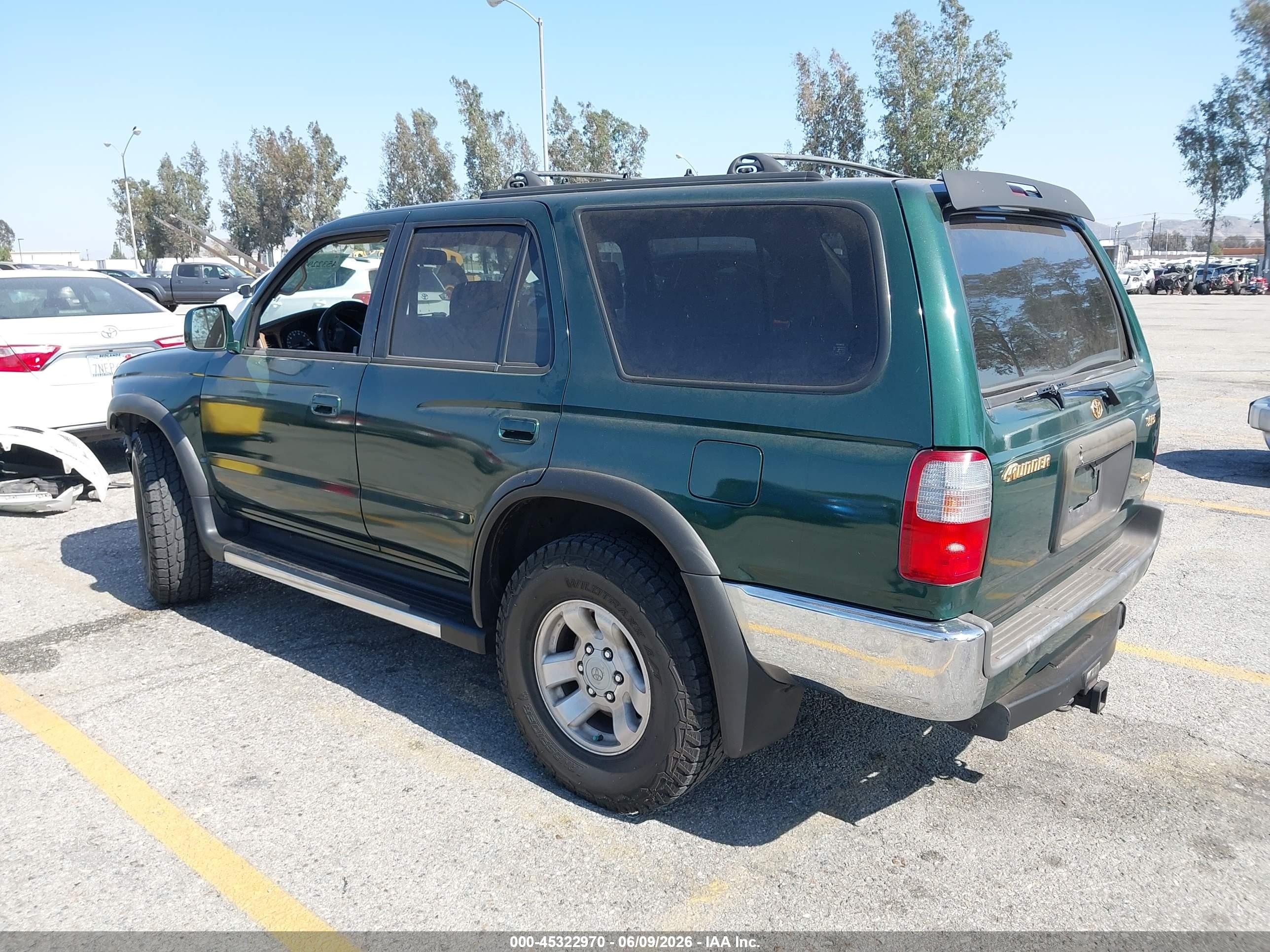 1999 Toyota 4runner Sr5 V6 Green vin: JT3GN86R0X0103373