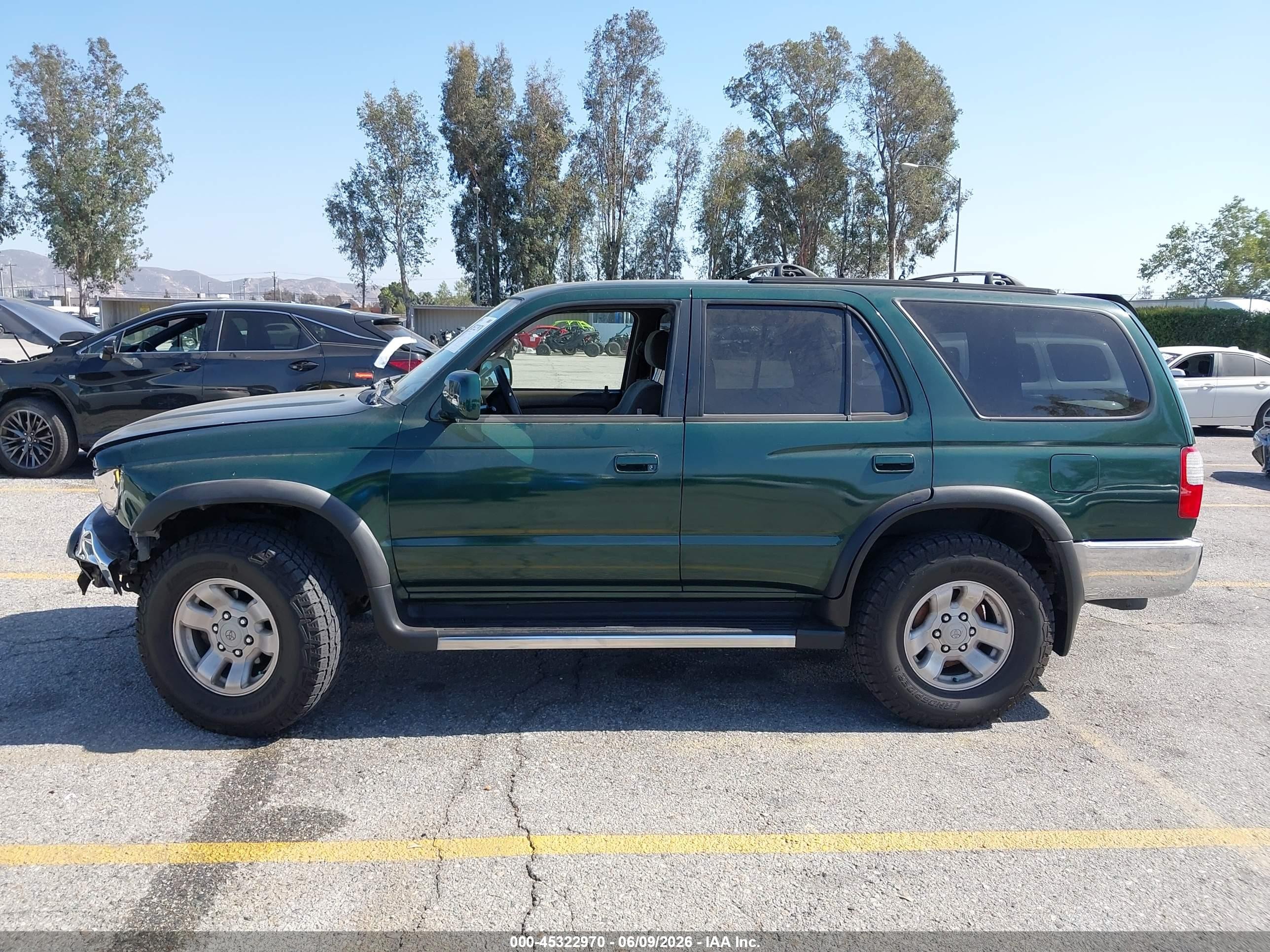 1999 Toyota 4runner Sr5 V6 Green vin: JT3GN86R0X0103373