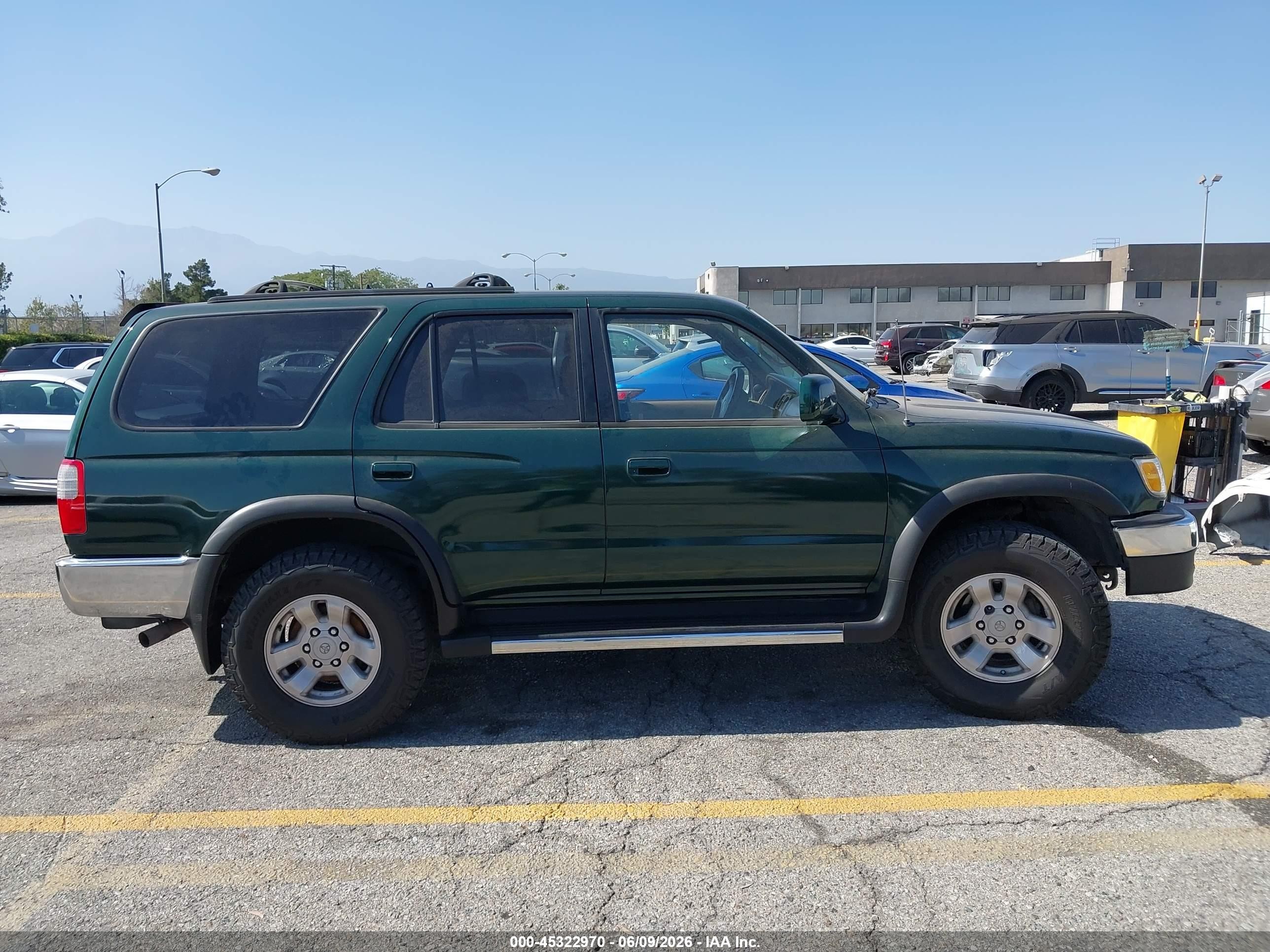 1999 Toyota 4runner Sr5 V6 Green vin: JT3GN86R0X0103373