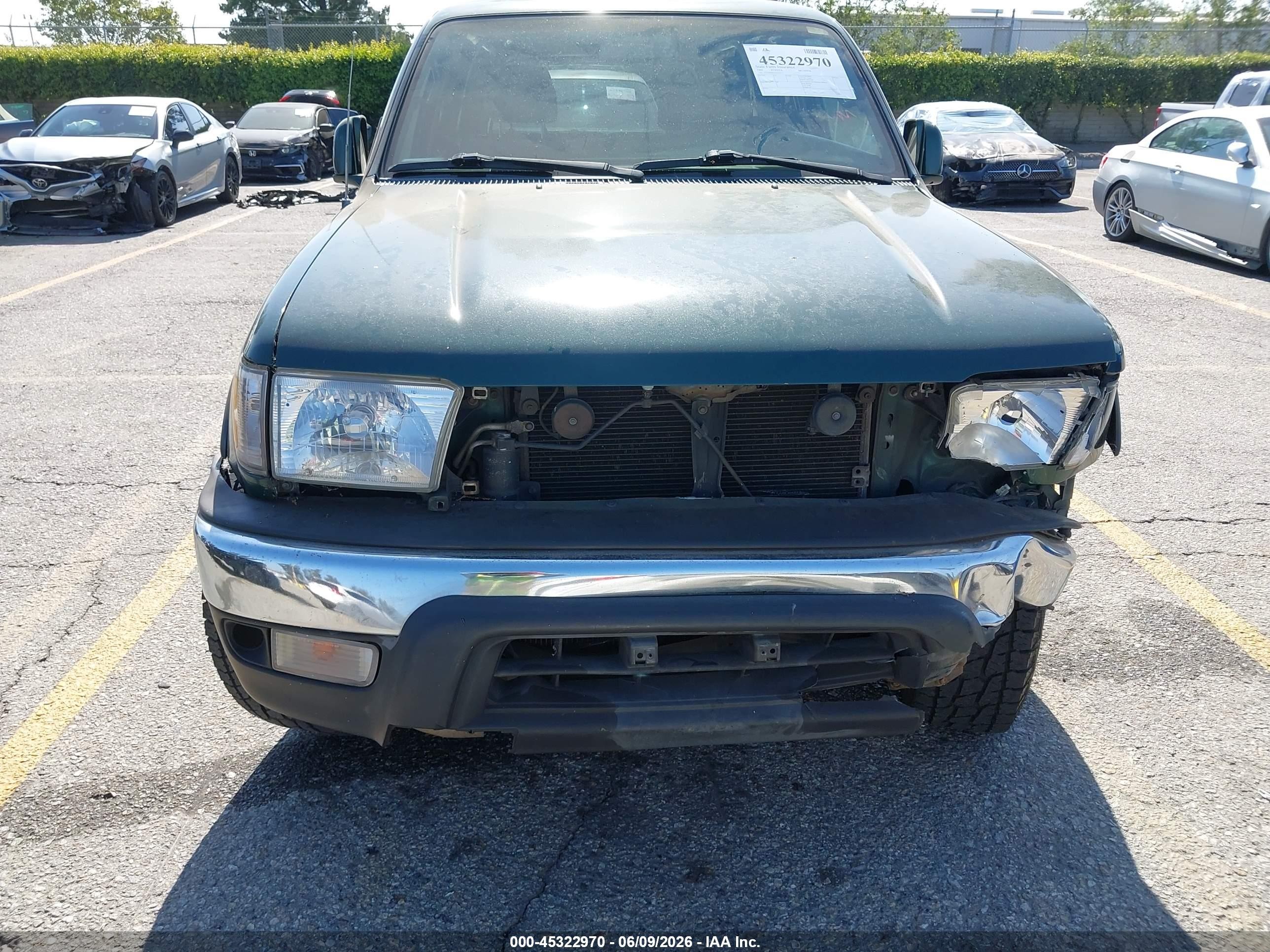 1999 Toyota 4runner Sr5 V6 Green vin: JT3GN86R0X0103373