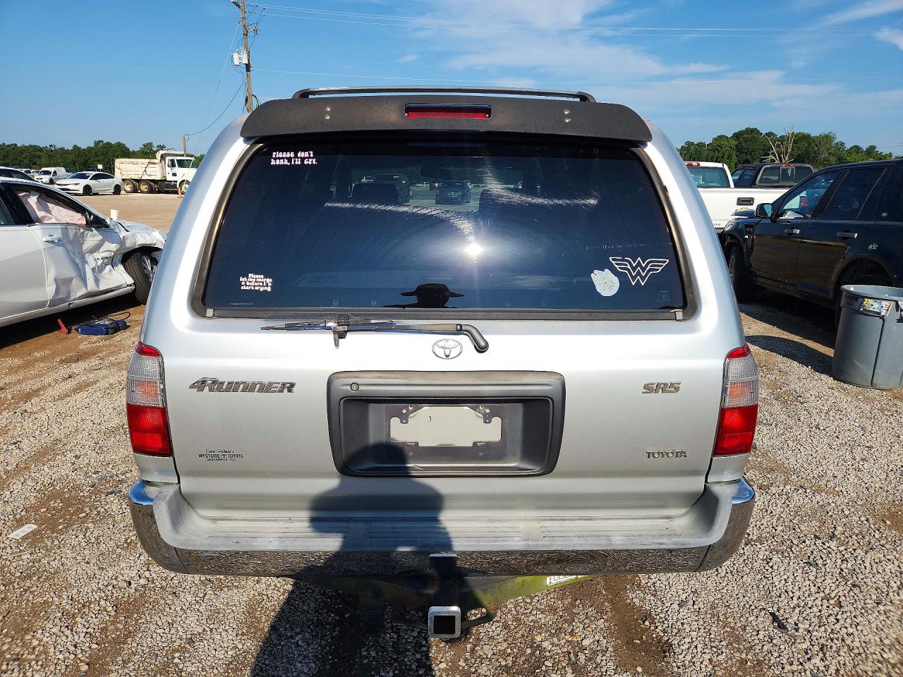 2000 Toyota 4runner Sr5 Silver vin: JT3GN86R0Y0176308
