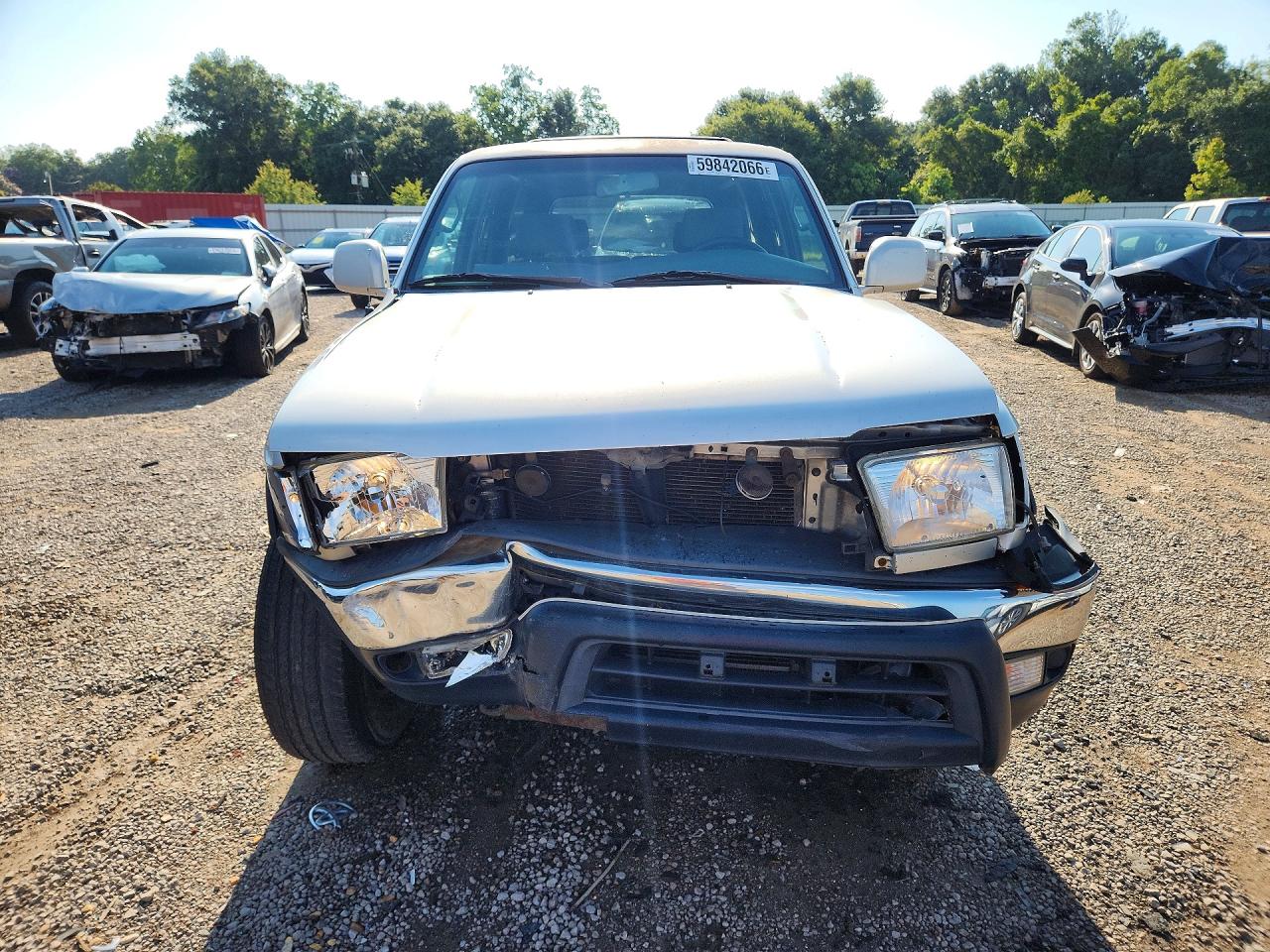2000 Toyota 4runner Sr5 Silver vin: JT3GN86R0Y0176308