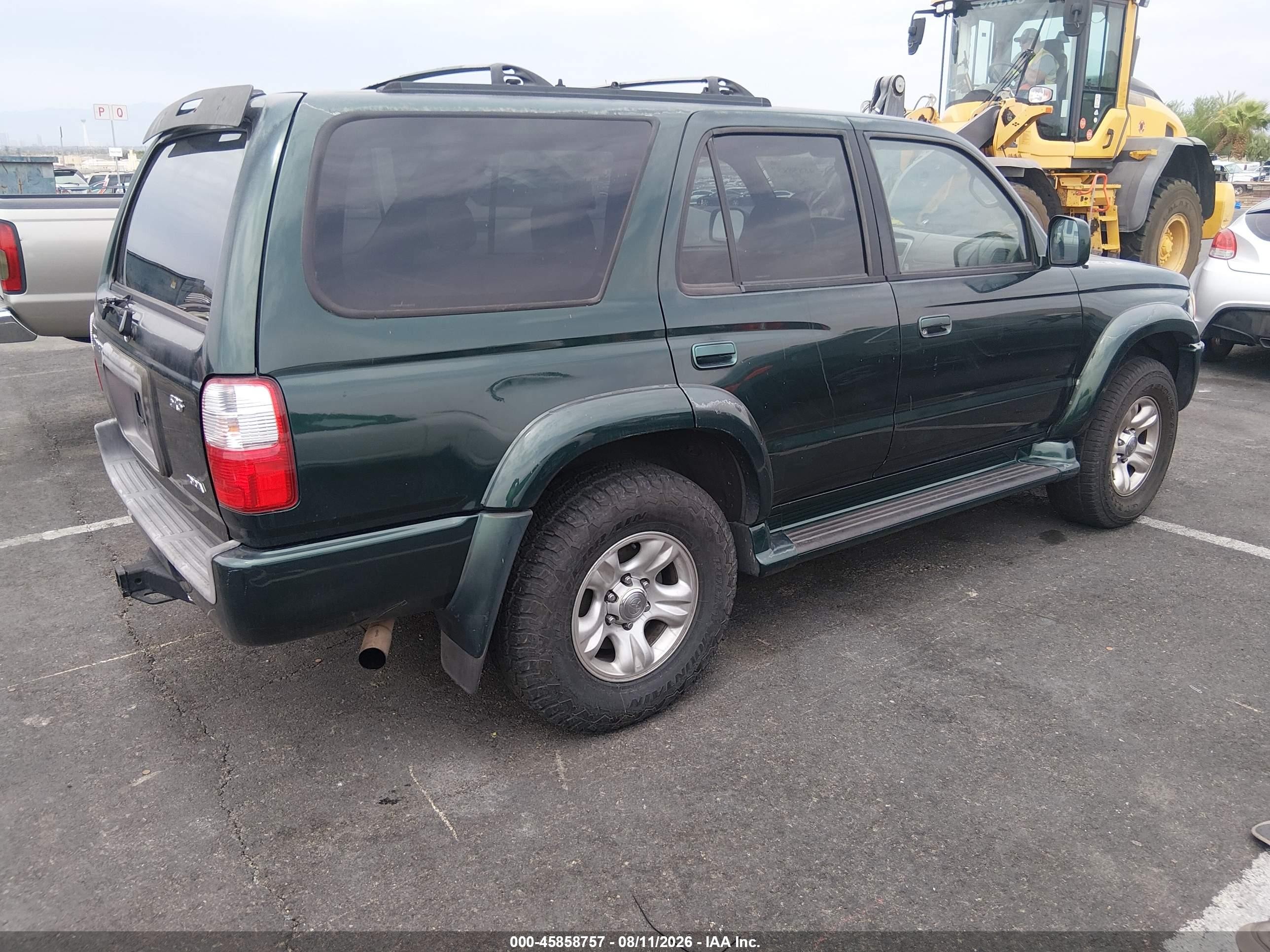2001 Toyota 4runner Sr5 V6 Зеленый vin: JT3GN86R110182432