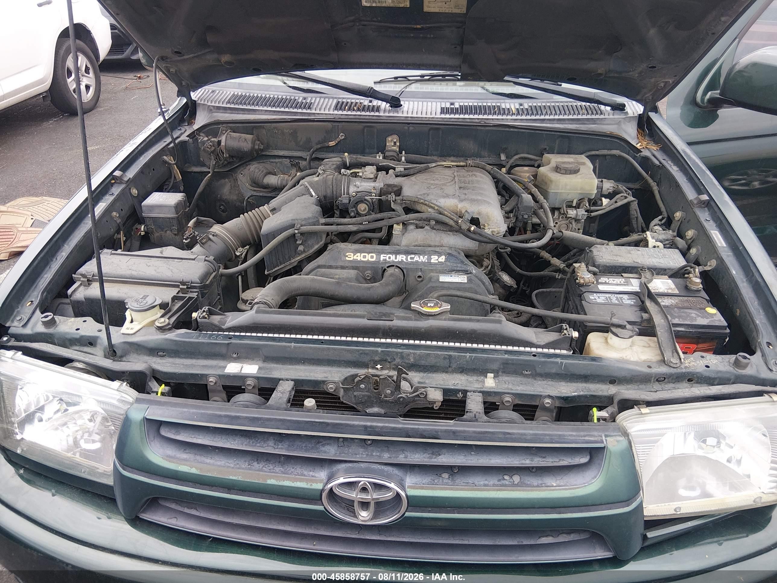 2001 Toyota 4runner Sr5 V6 Зеленый vin: JT3GN86R110182432