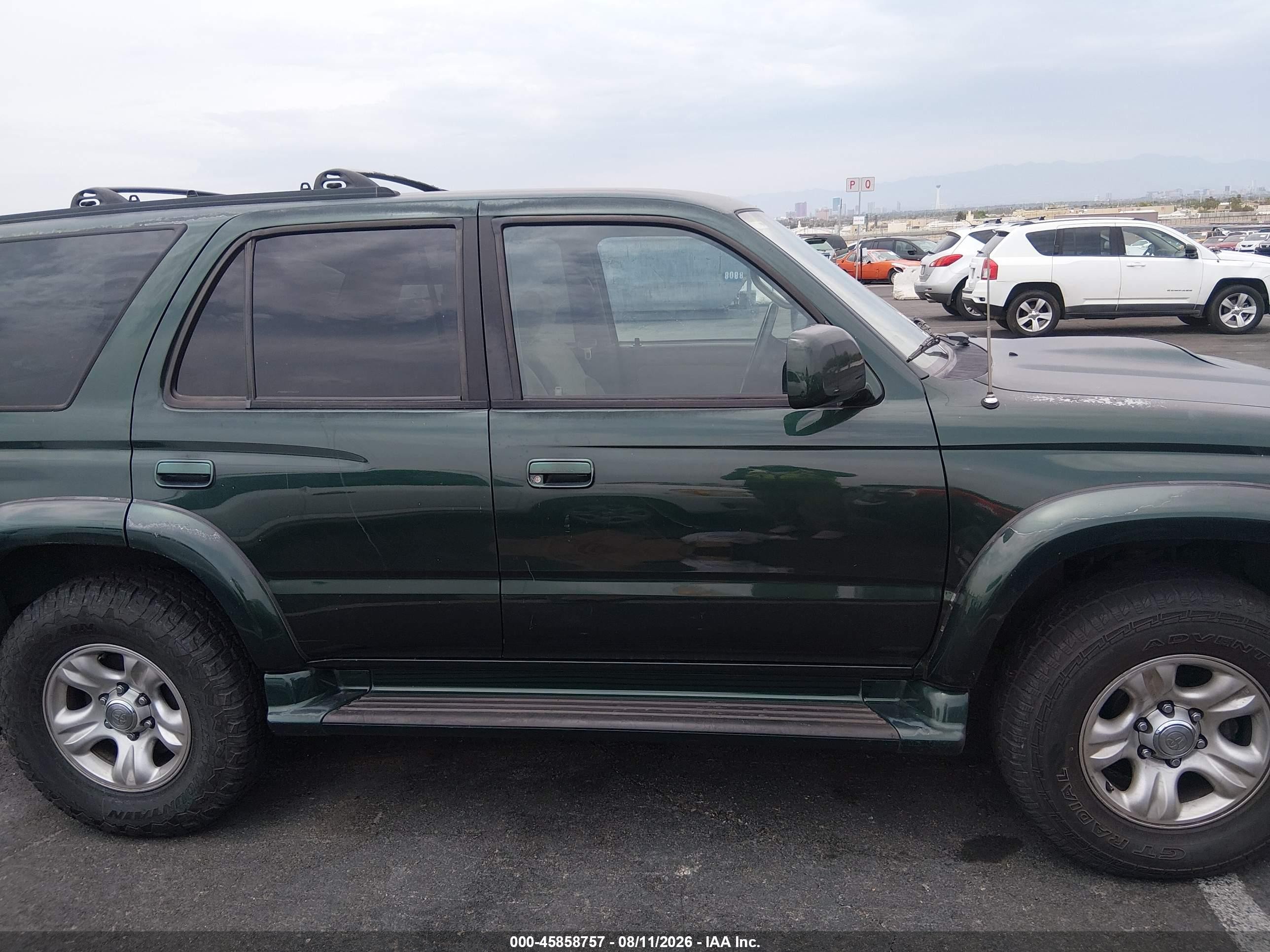 2001 Toyota 4runner Sr5 V6 Зеленый vin: JT3GN86R110182432