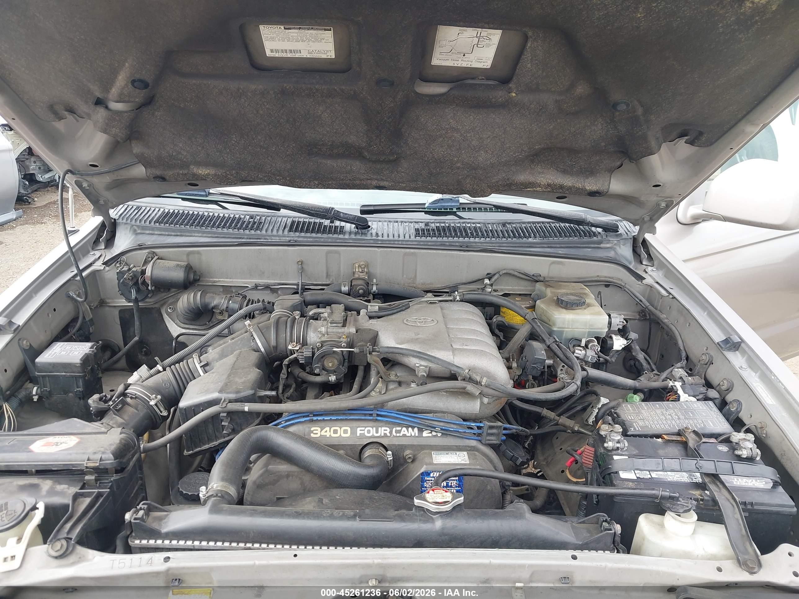 2001 Toyota 4runner Sr5 V6 Серый vin: JT3GN86R110192684