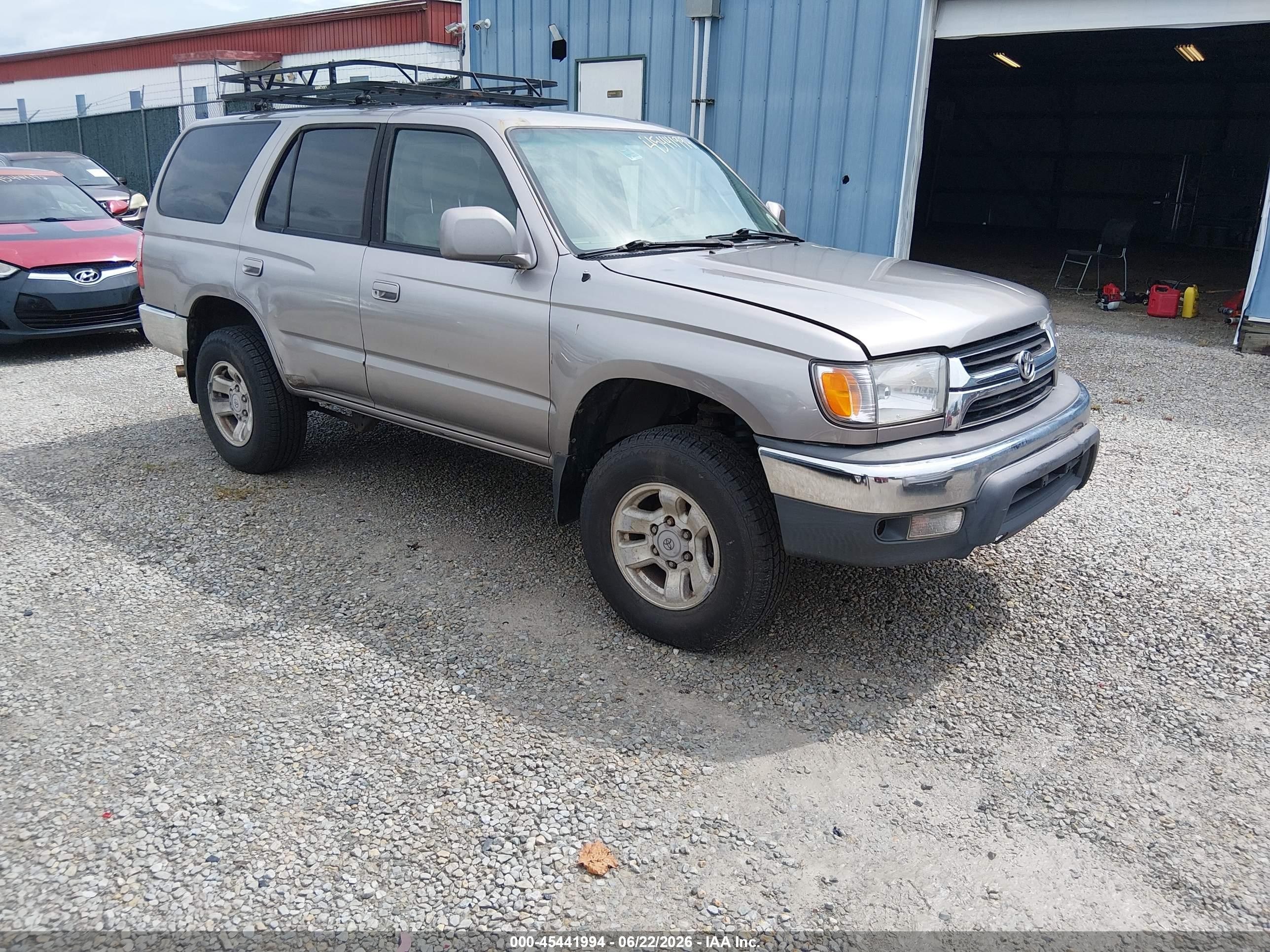 2001 Toyota 4runner Sr5 V6 Silver vin: JT3GN86R110207586