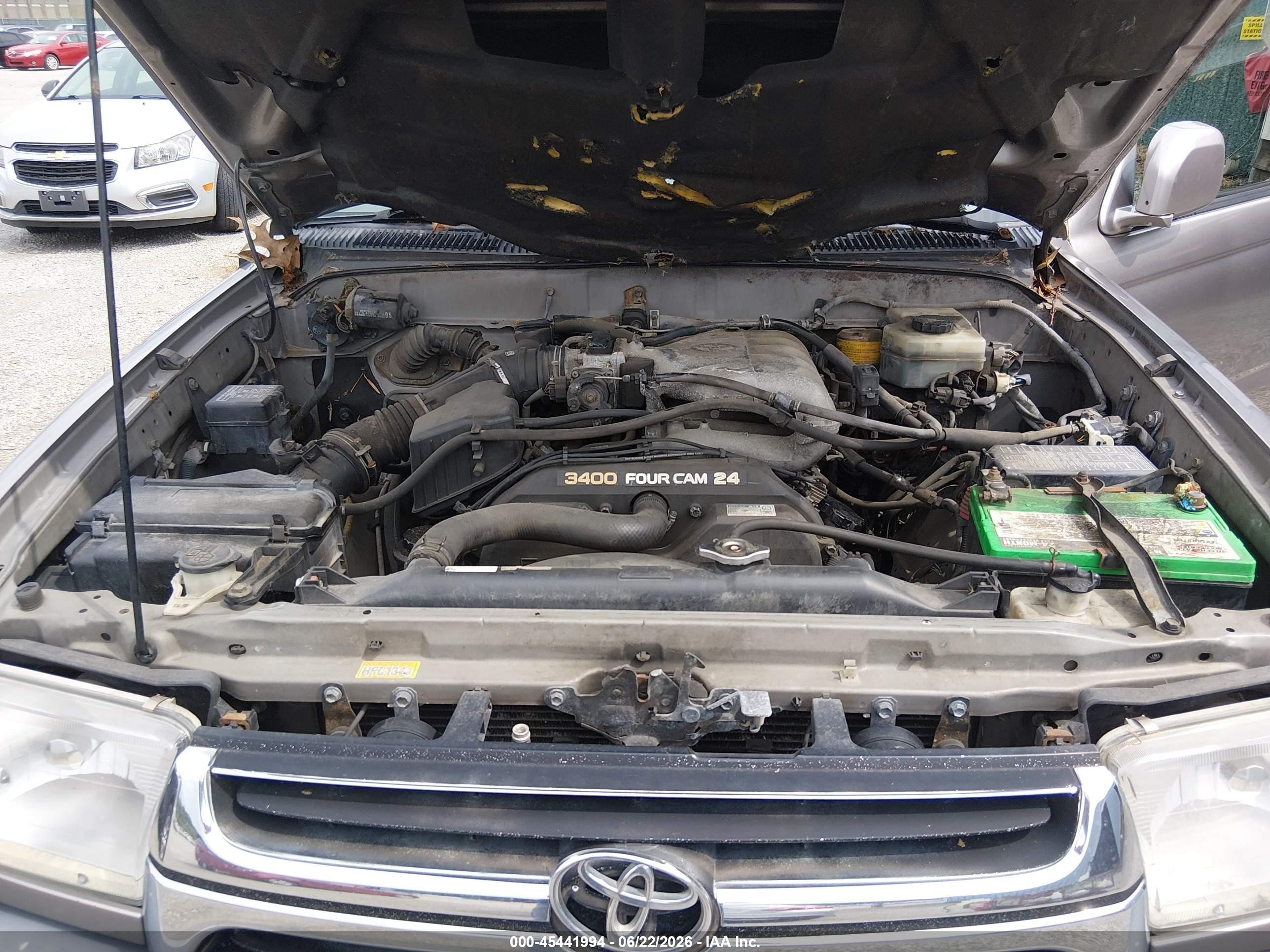 2001 Toyota 4runner Sr5 V6 Silver vin: JT3GN86R110207586