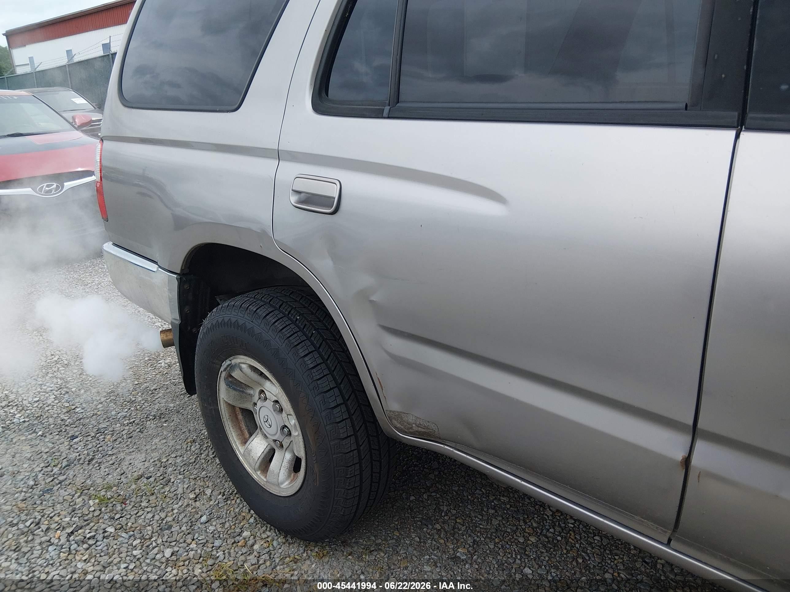 2001 Toyota 4runner Sr5 V6 Silver vin: JT3GN86R110207586