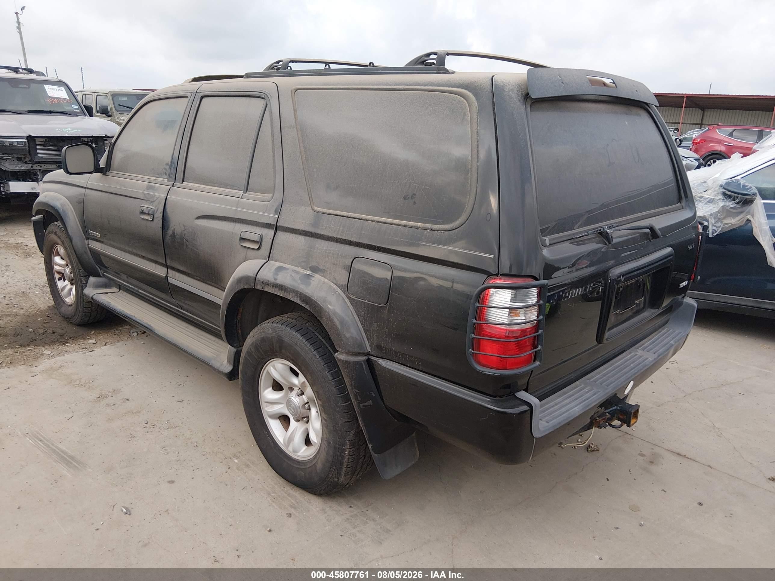 2002 Toyota 4runner Sr5 V6 Black vin: JT3GN86R120219982