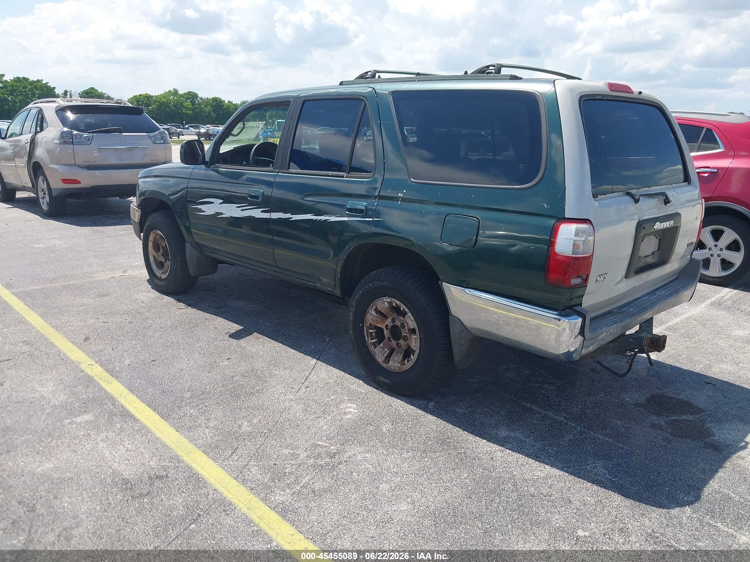 2002 Toyota 4runner Sr5 V6 Green vin: JT3GN86R120258989