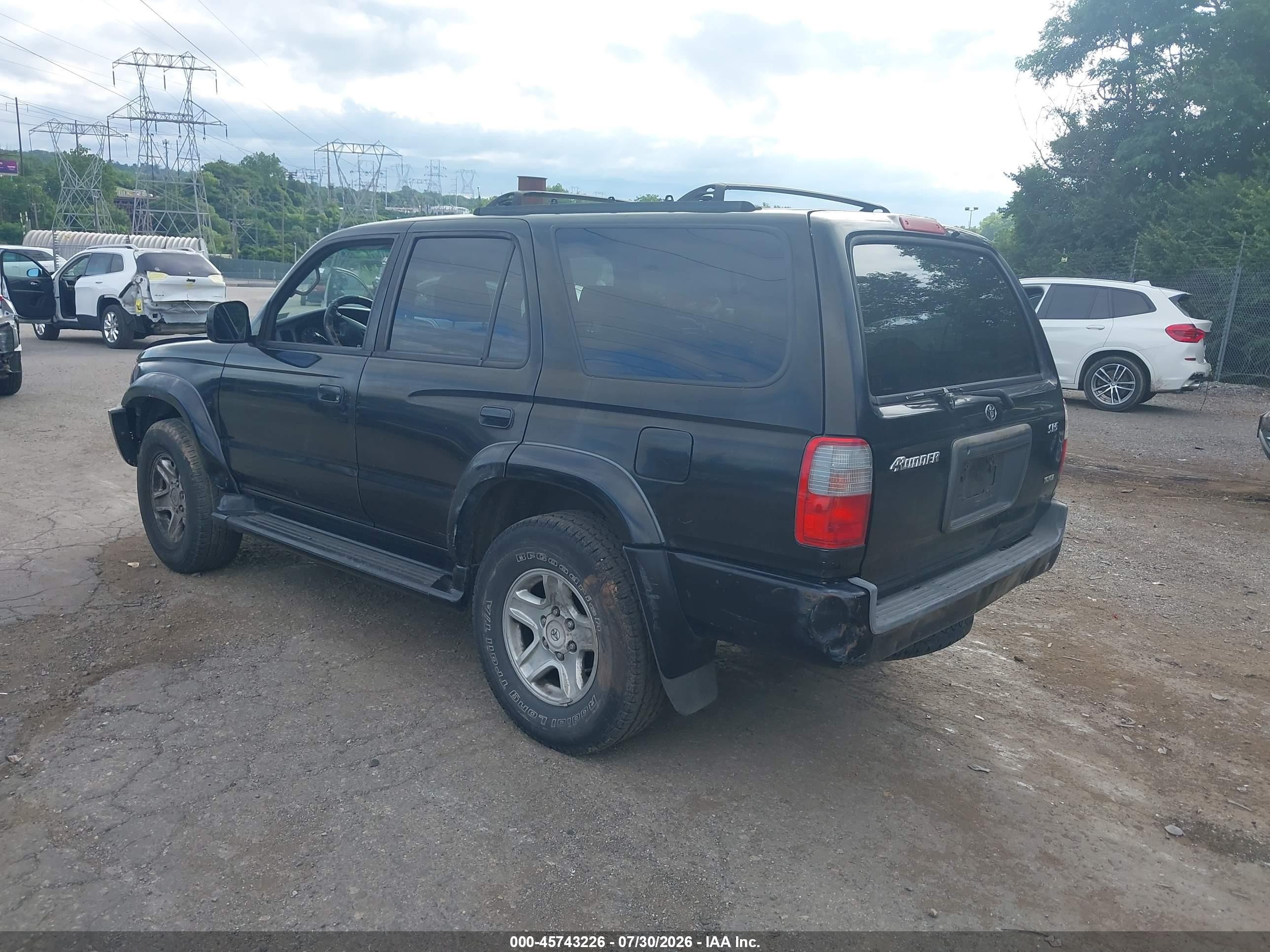 2000 Toyota 4runner Sr5 V6 Black vin: JT3GN86R1Y0178293