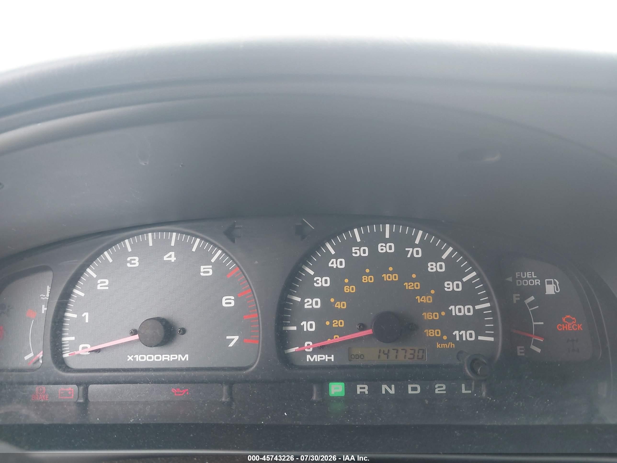 2000 Toyota 4runner Sr5 V6 Black vin: JT3GN86R1Y0178293