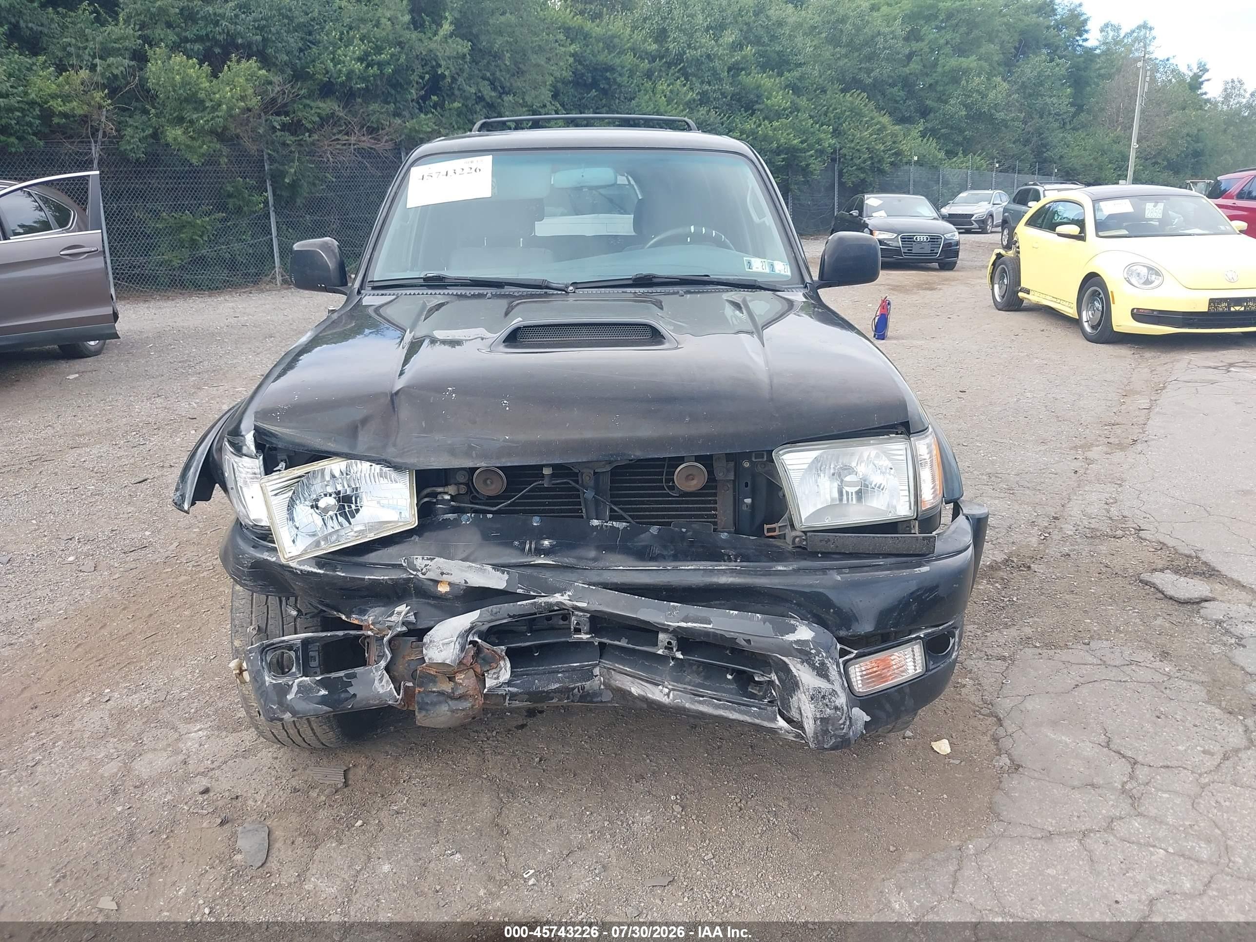2000 Toyota 4runner Sr5 V6 Black vin: JT3GN86R1Y0178293