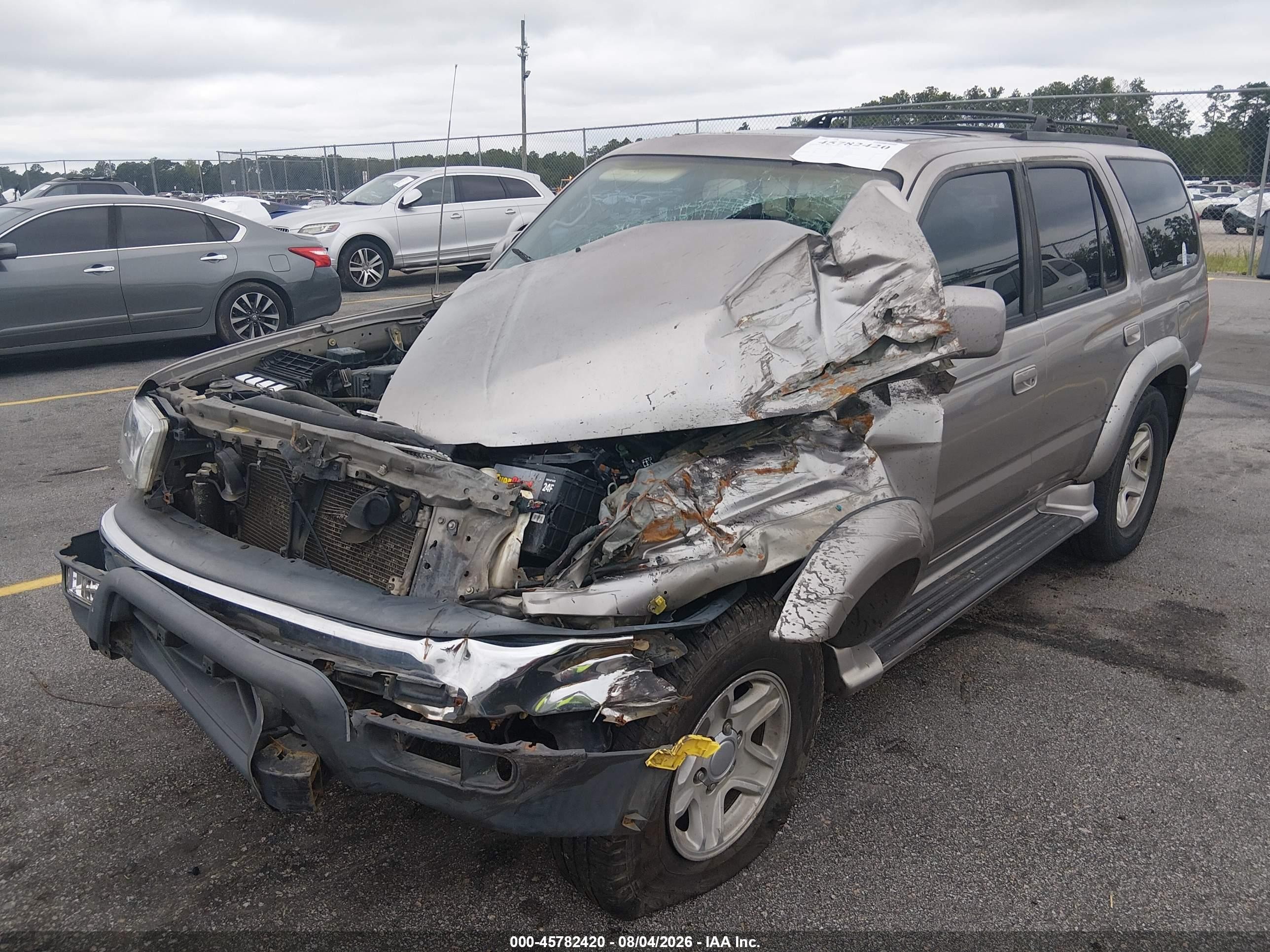 2001 Toyota 4runner Sr5 Silver vin: JT3GN86R210192287
