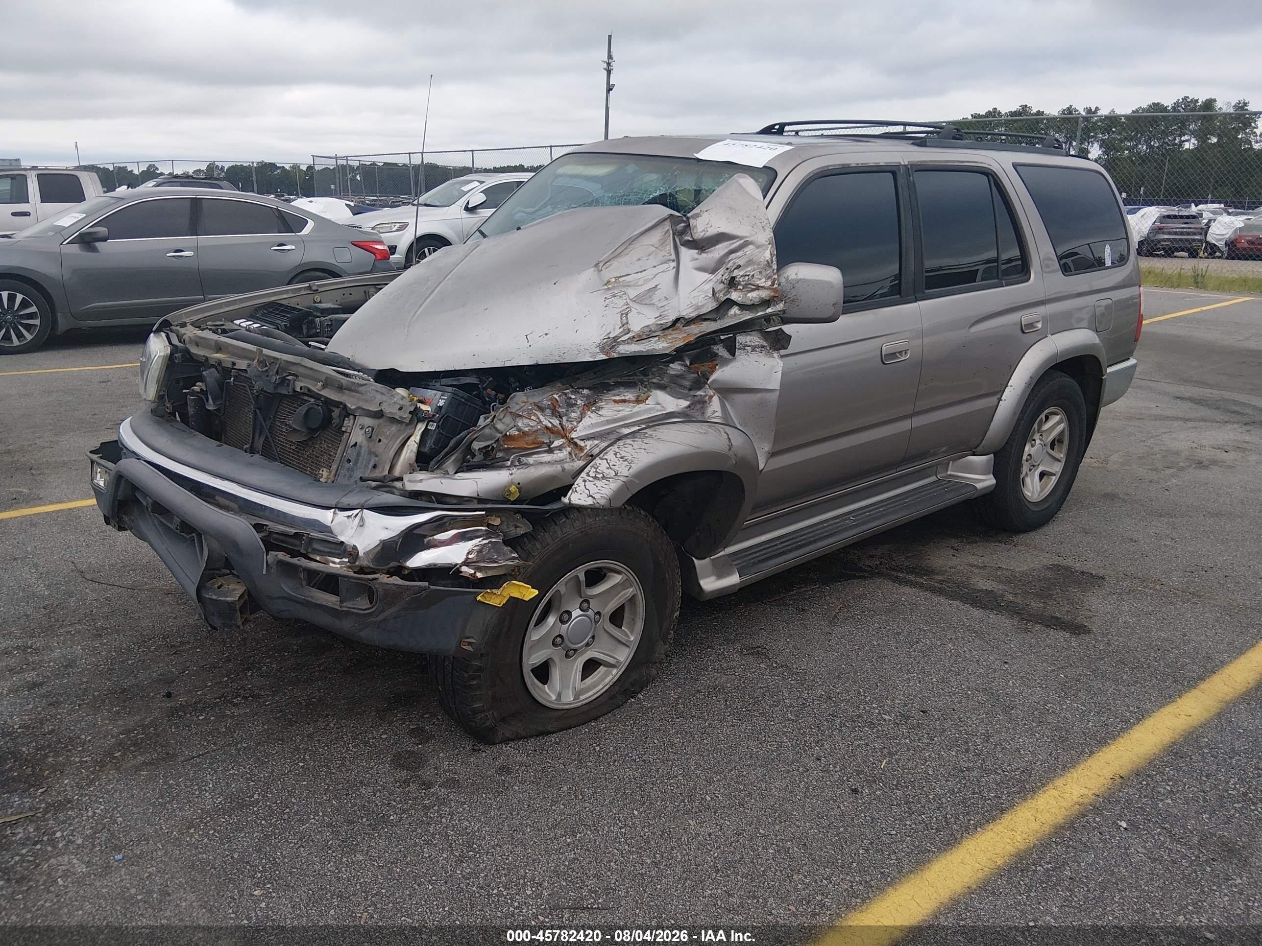 2001 Toyota 4runner Sr5 Silver vin: JT3GN86R210192287