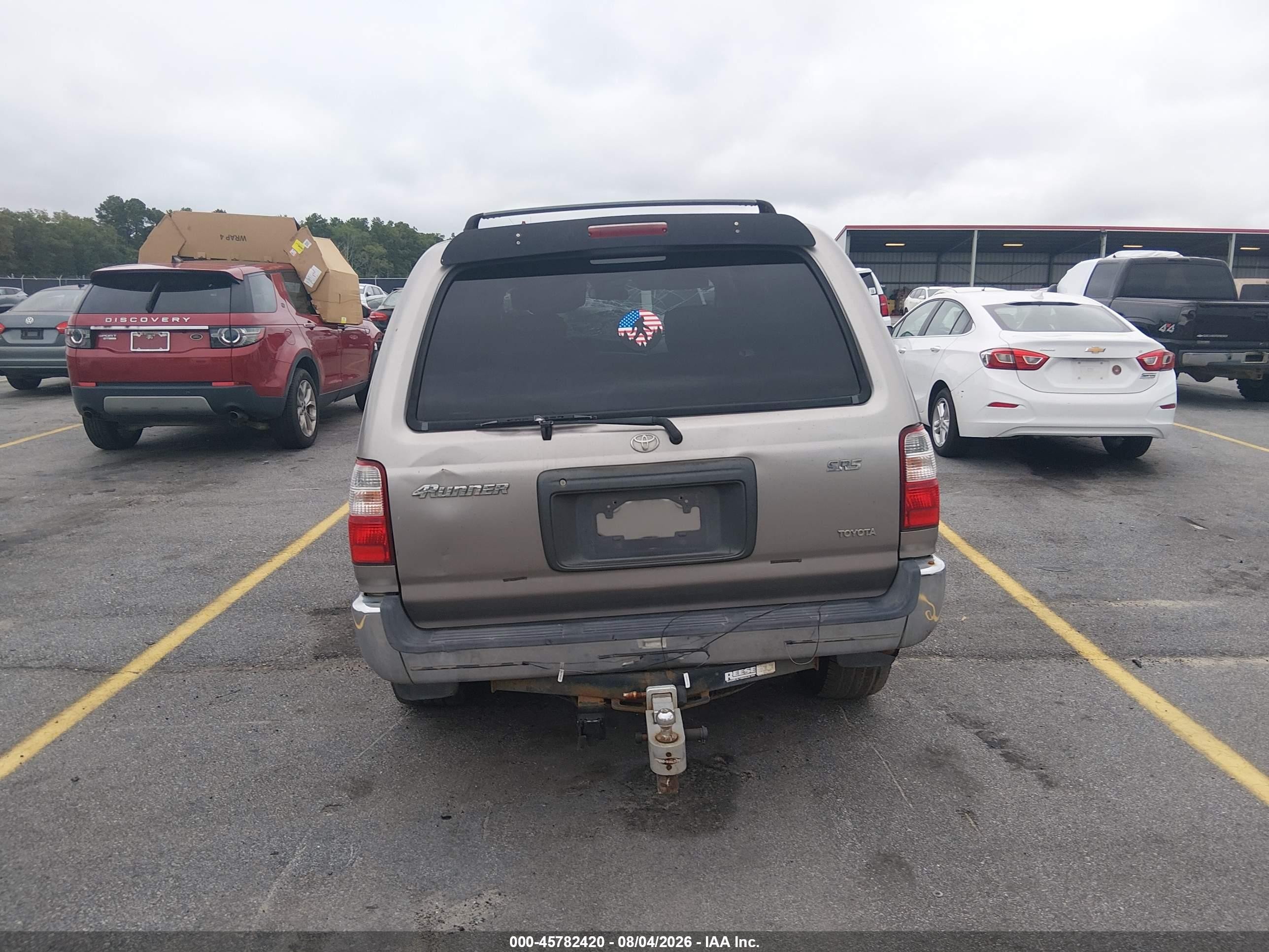2001 Toyota 4runner Sr5 Silver vin: JT3GN86R210192287