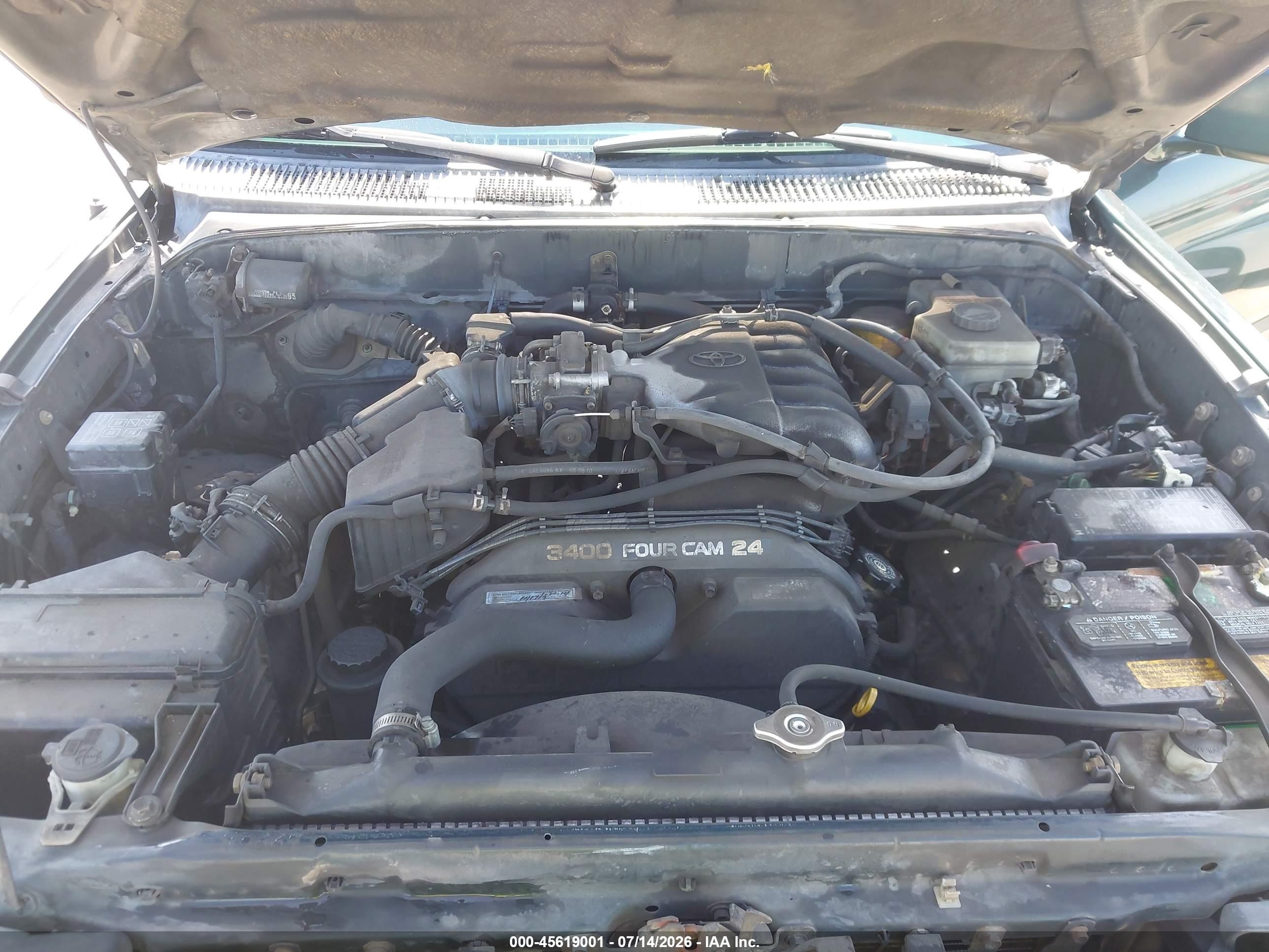 2002 Toyota 4runner Sr5 V6 Green vin: JT3GN86R220241330