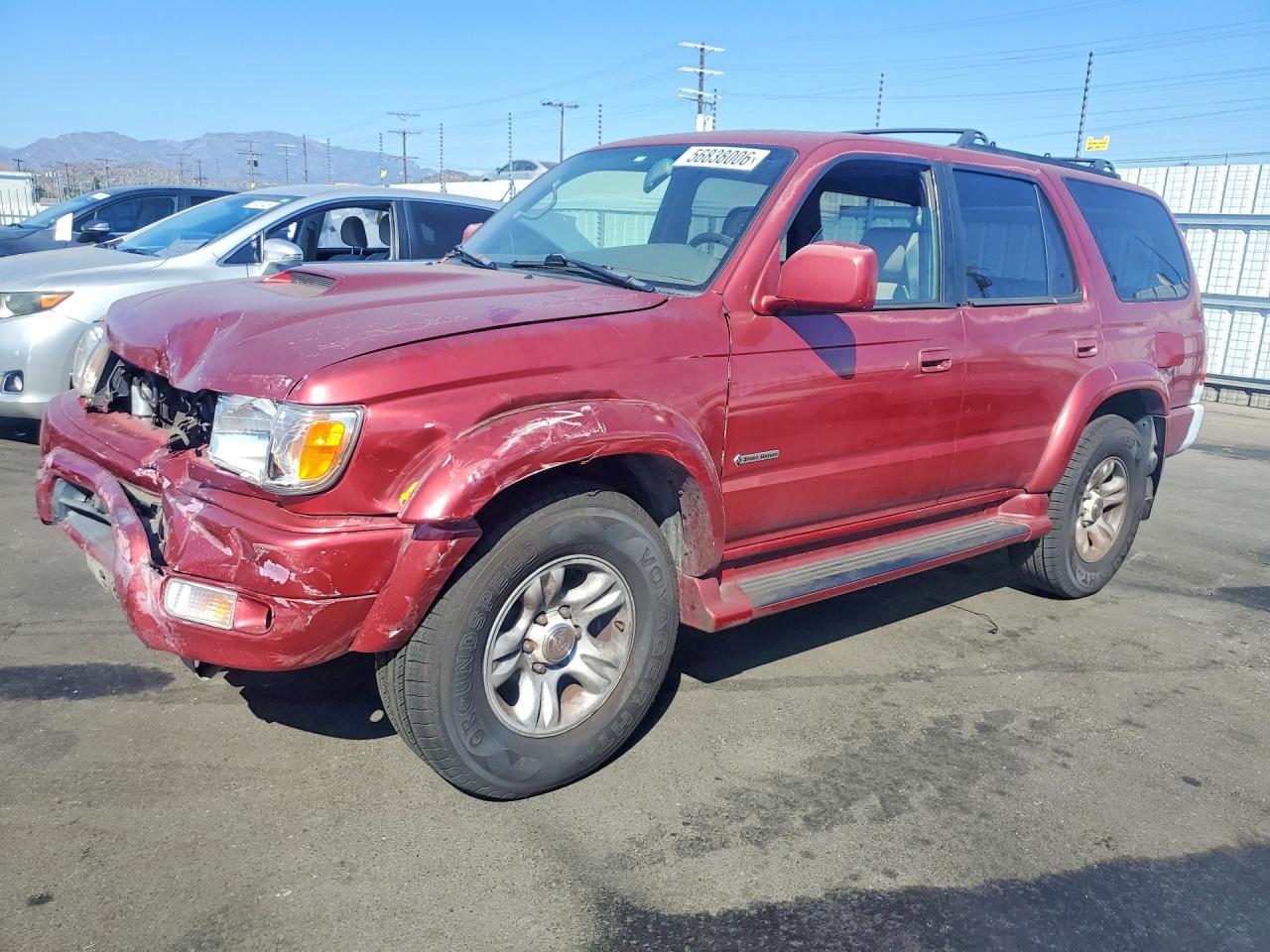 2002 Toyota 4runner Sr5 Красный vin: JT3GN86R220247872