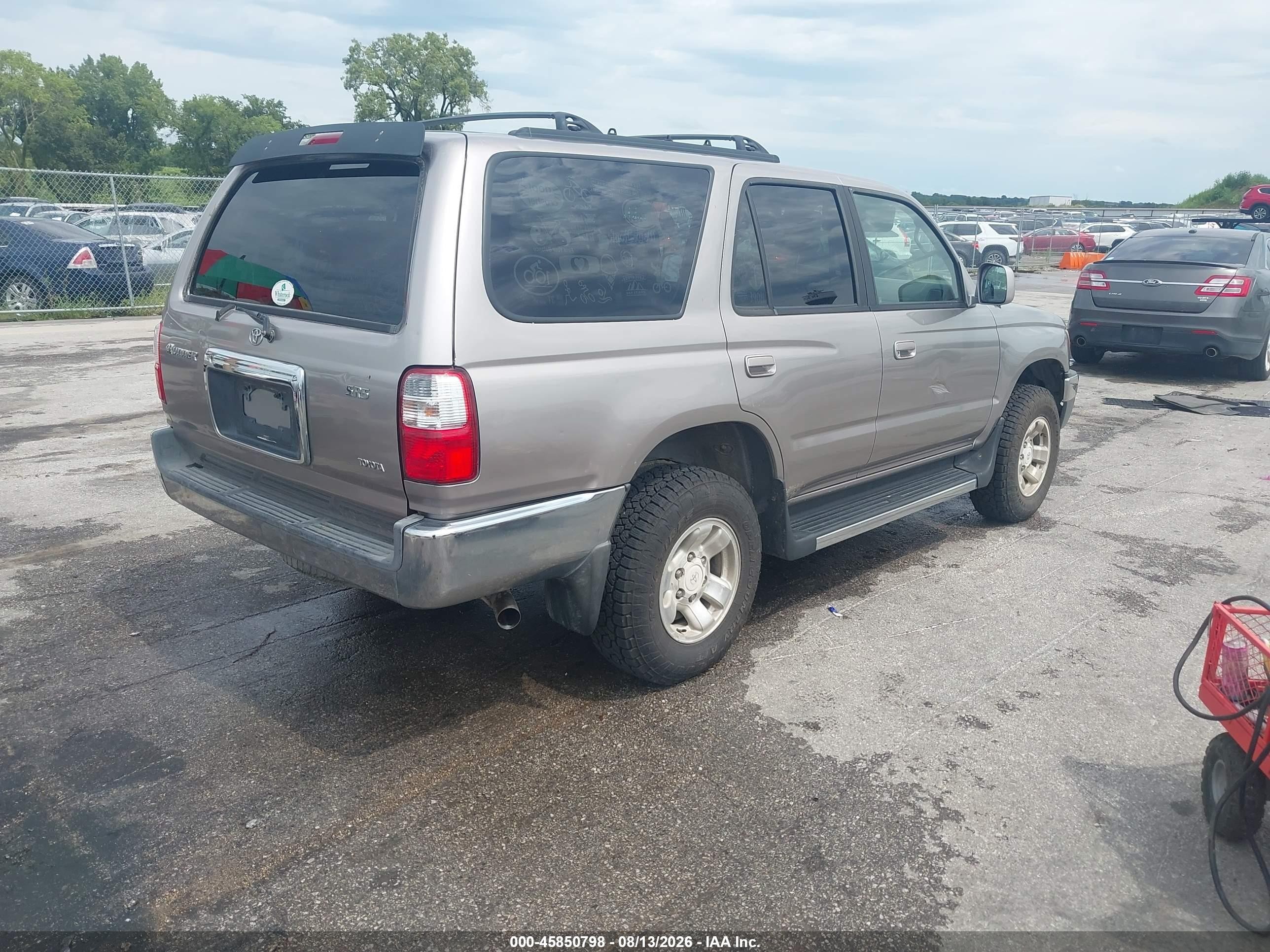 2002 Toyota 4runner Sr5 V6 Gray vin: JT3GN86R220253378