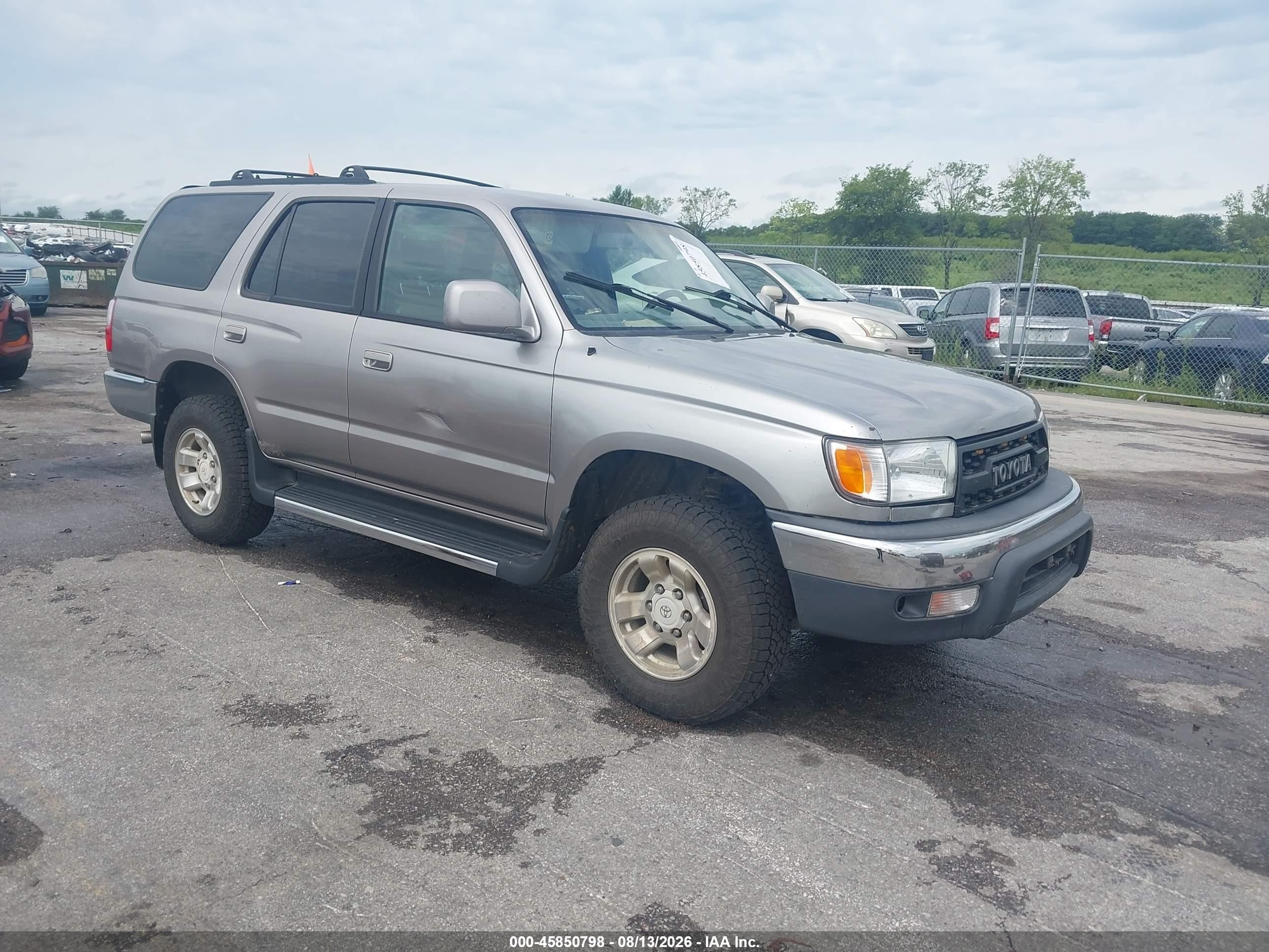 2002 Toyota 4runner Sr5 V6 Gray vin: JT3GN86R220253378
