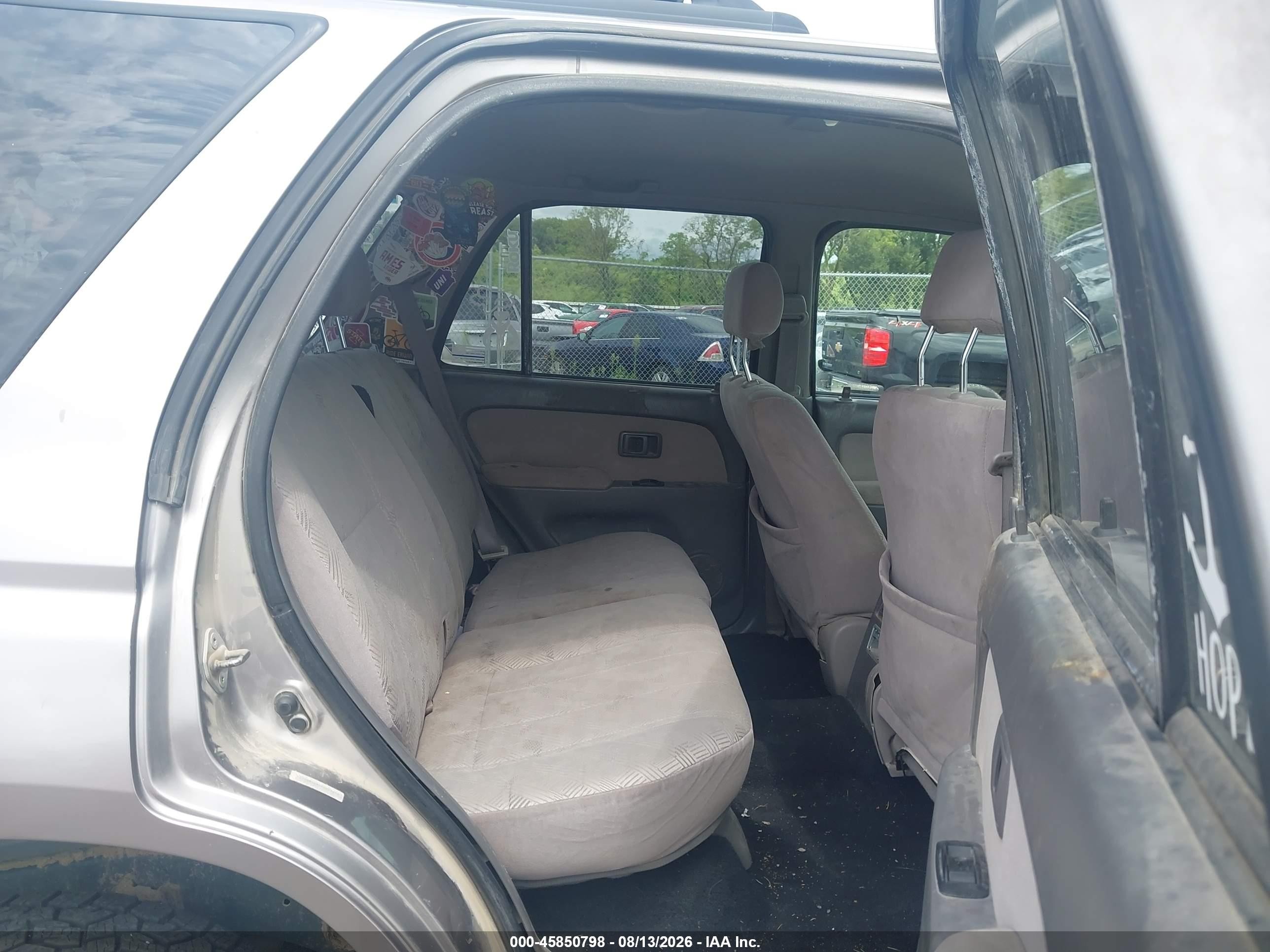 2002 Toyota 4runner Sr5 V6 Gray vin: JT3GN86R220253378