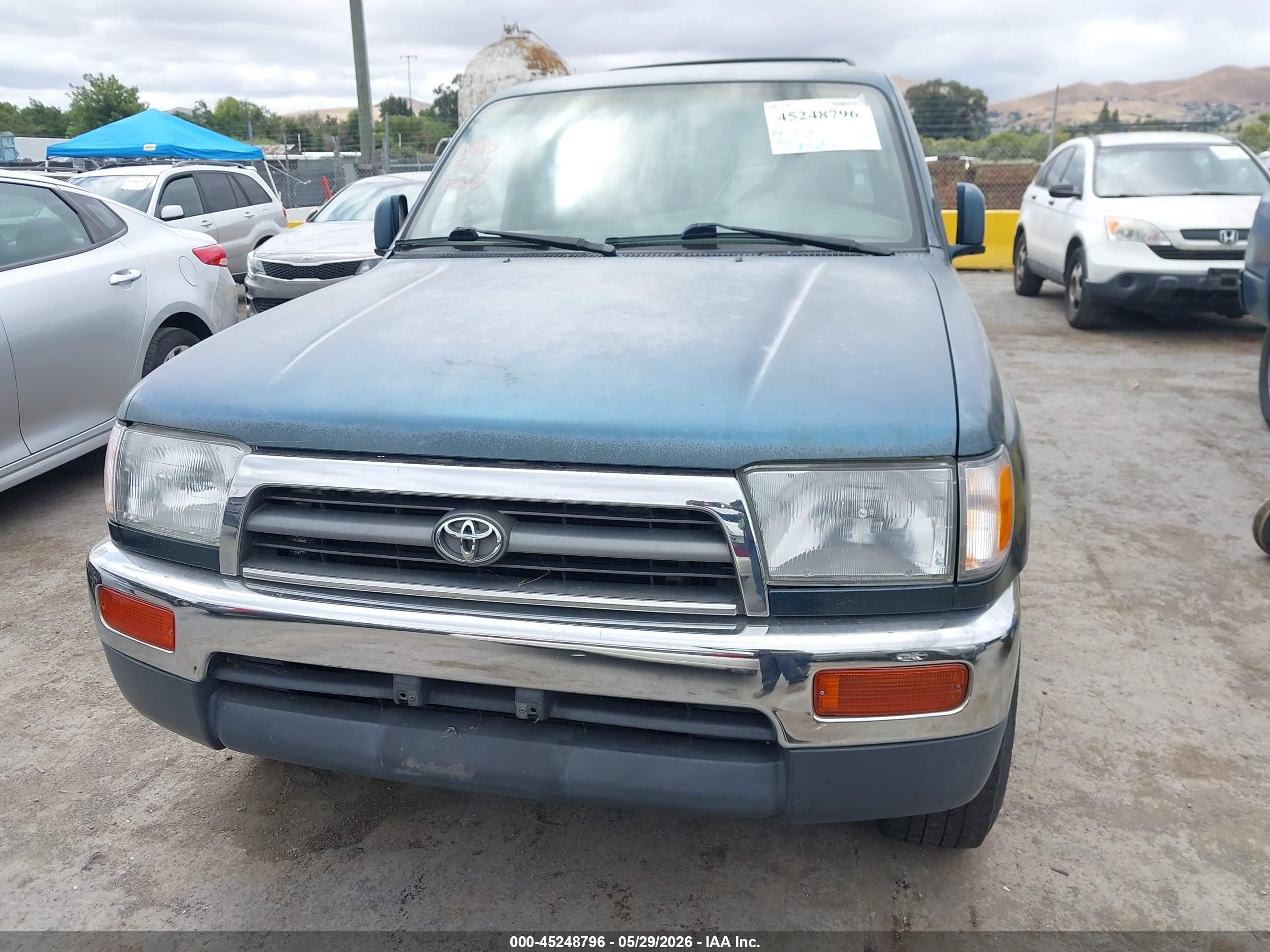 1997 Toyota 4runner Sr5 V6 Green vin: JT3GN86R2V0028060
