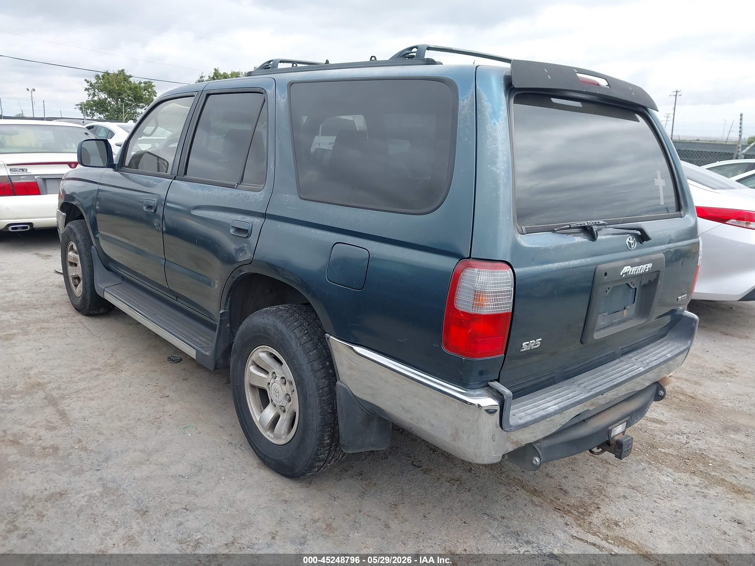 1997 Toyota 4runner Sr5 V6 Green vin: JT3GN86R2V0028060