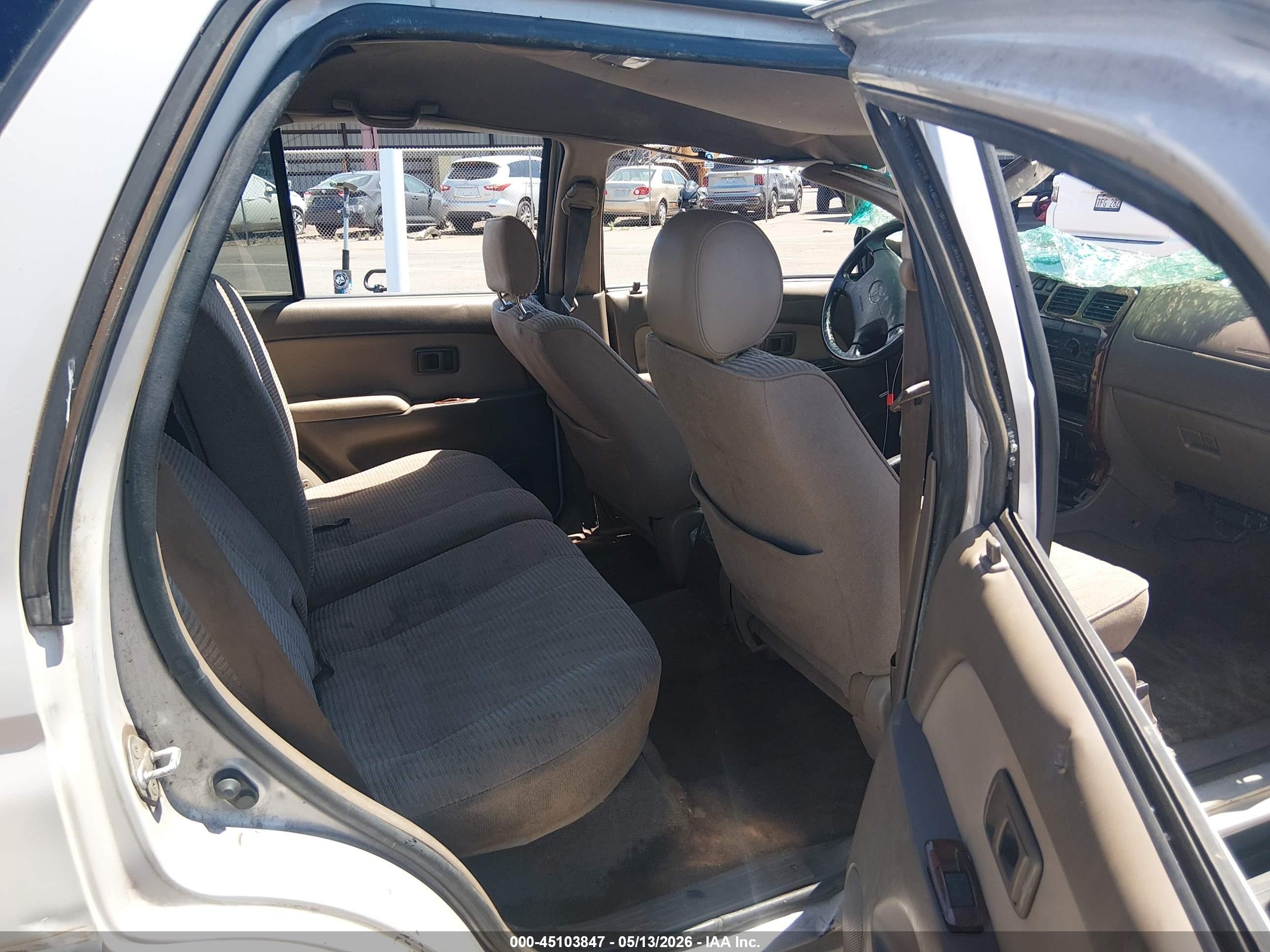 1998 Toyota 4runner Sr5 V6 Beige vin: JT3GN86R2W0073260