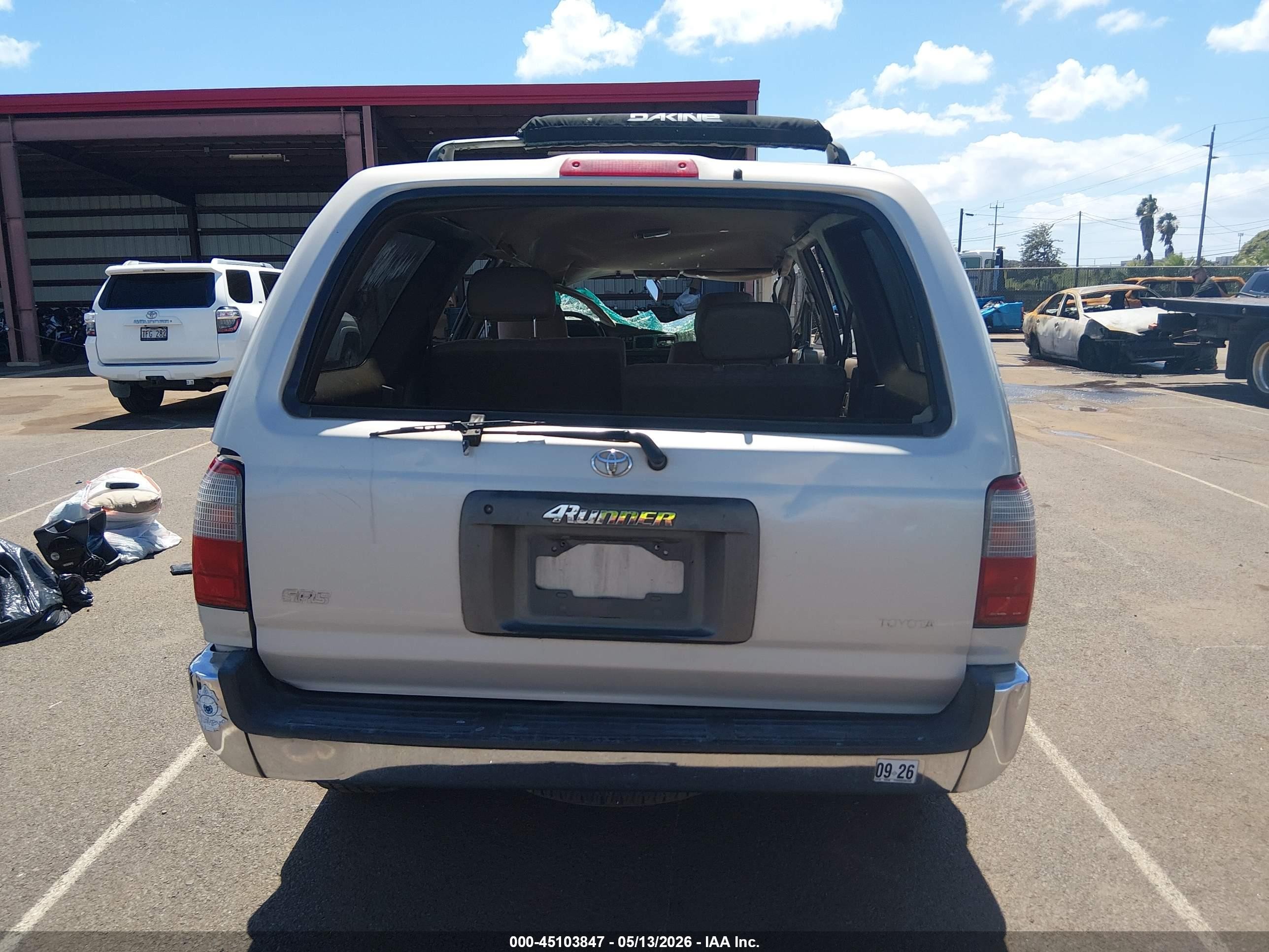 1998 Toyota 4runner Sr5 V6 Beige vin: JT3GN86R2W0073260