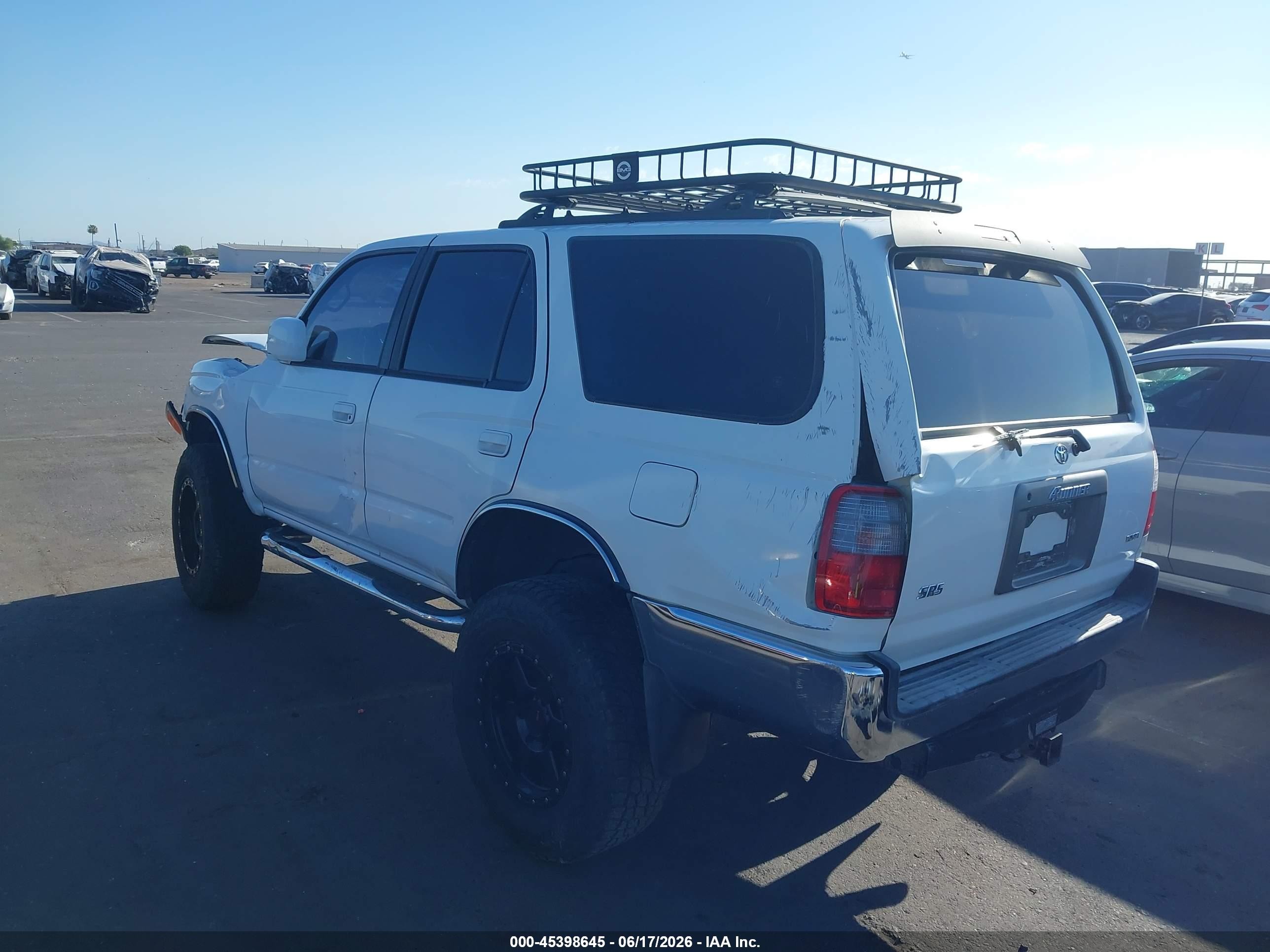 1998 Toyota 4runner Sr5 V6 White vin: JT3GN86R2W0088194