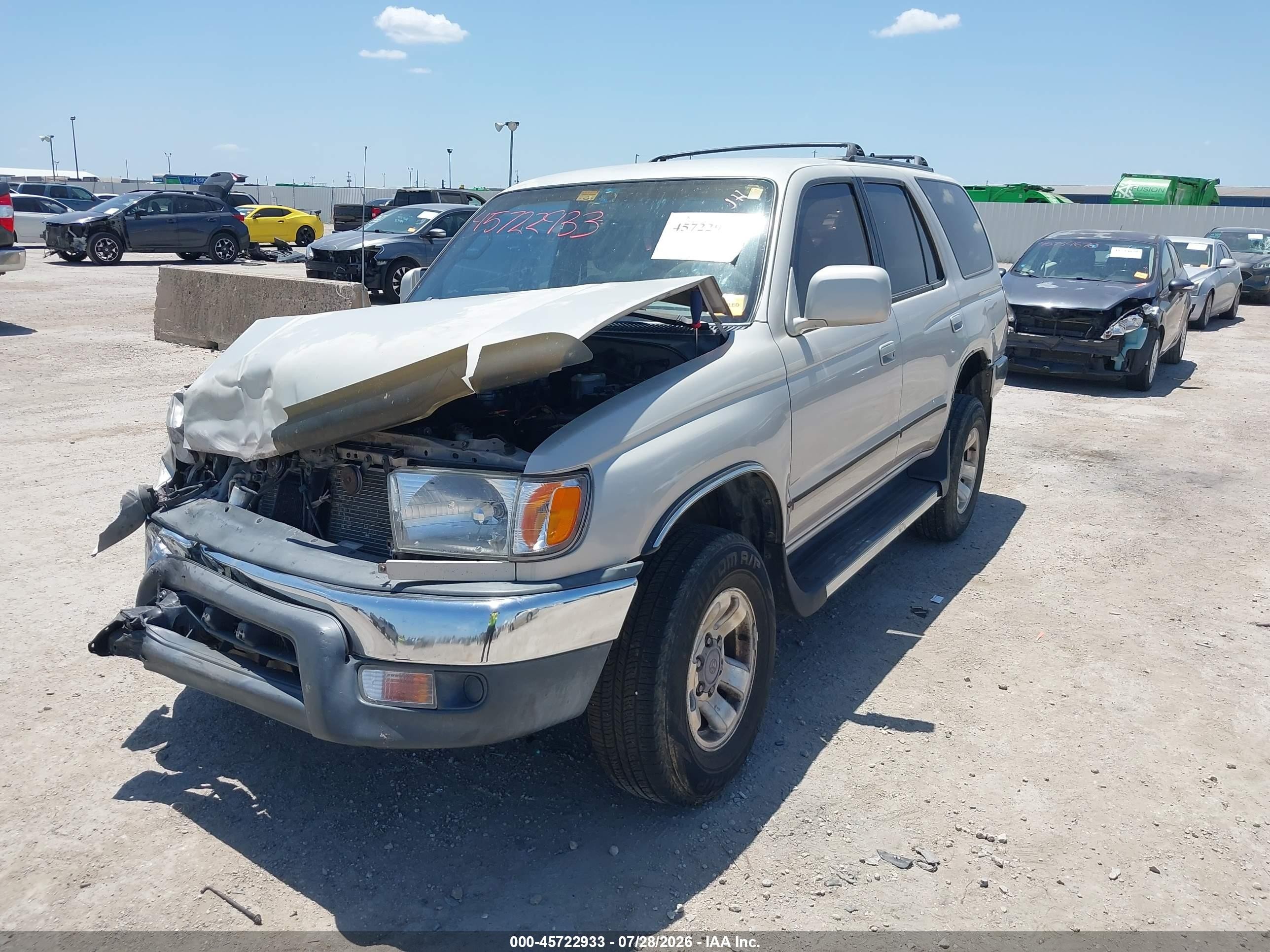 1999 Toyota 4runner Sr5 V6 Кремовый vin: JT3GN86R2X0122085