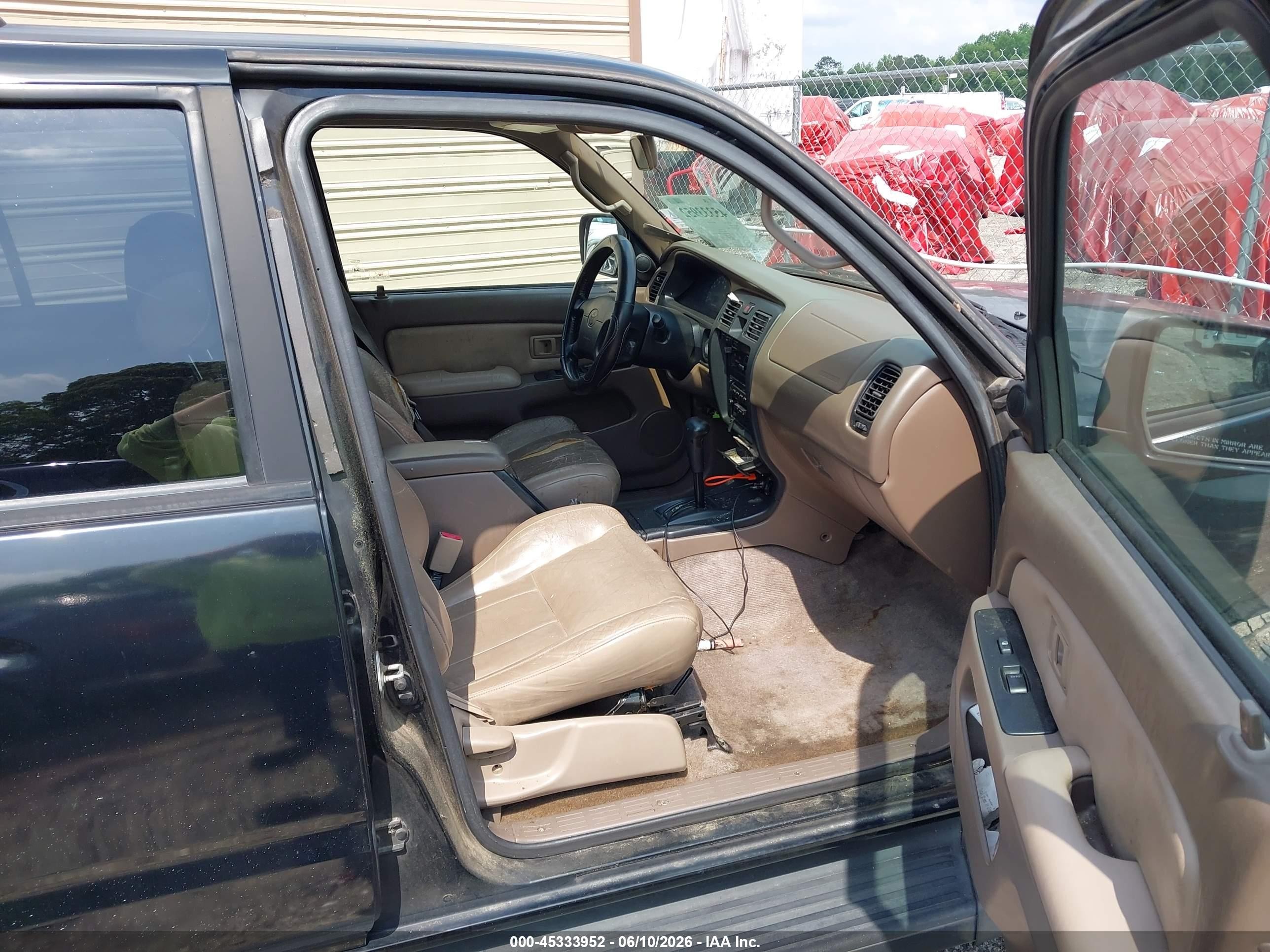 1999 Toyota 4runner Sr5 V6 Black vin: JT3GN86R2X0129862