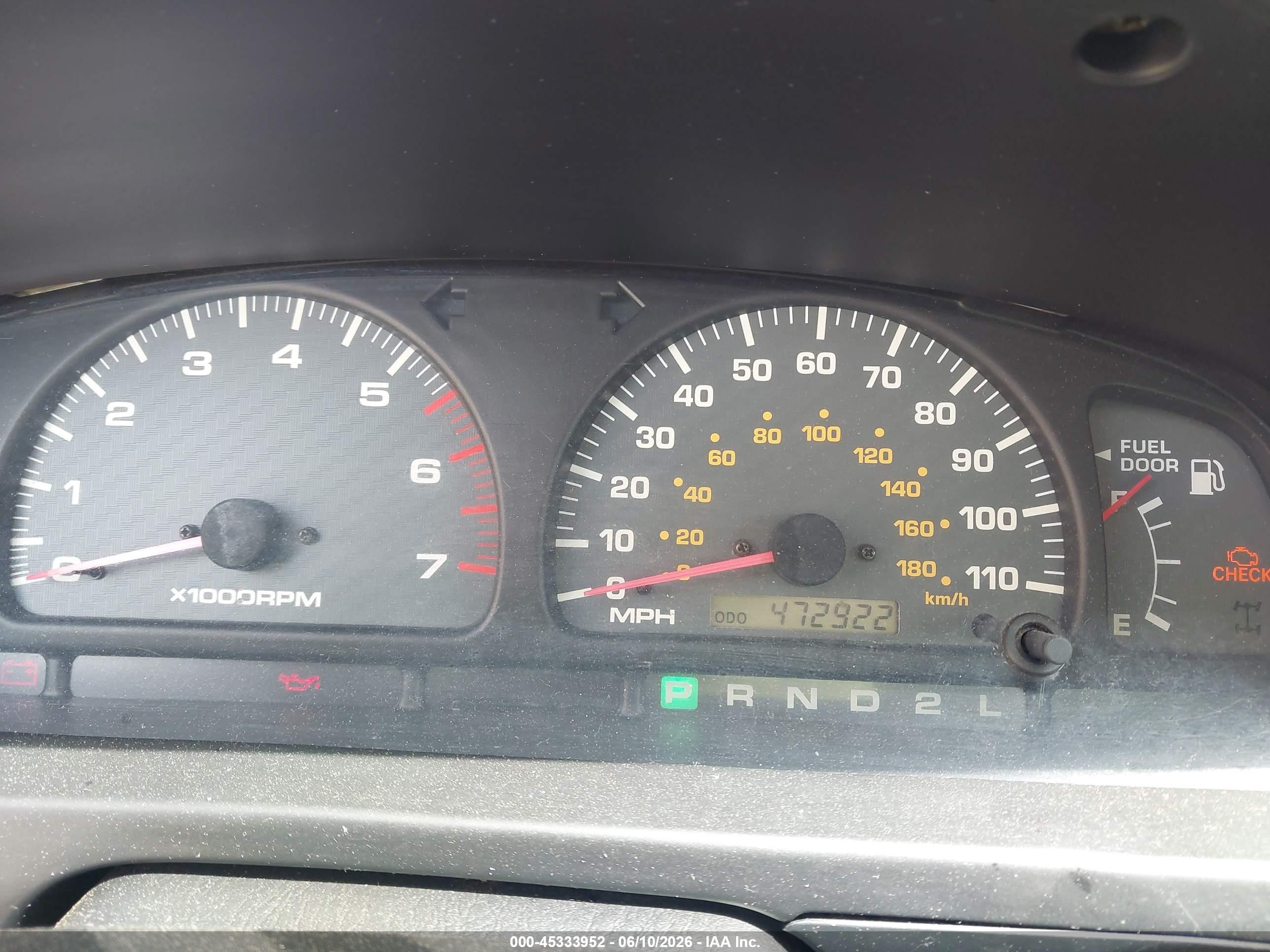 1999 Toyota 4runner Sr5 V6 Black vin: JT3GN86R2X0129862