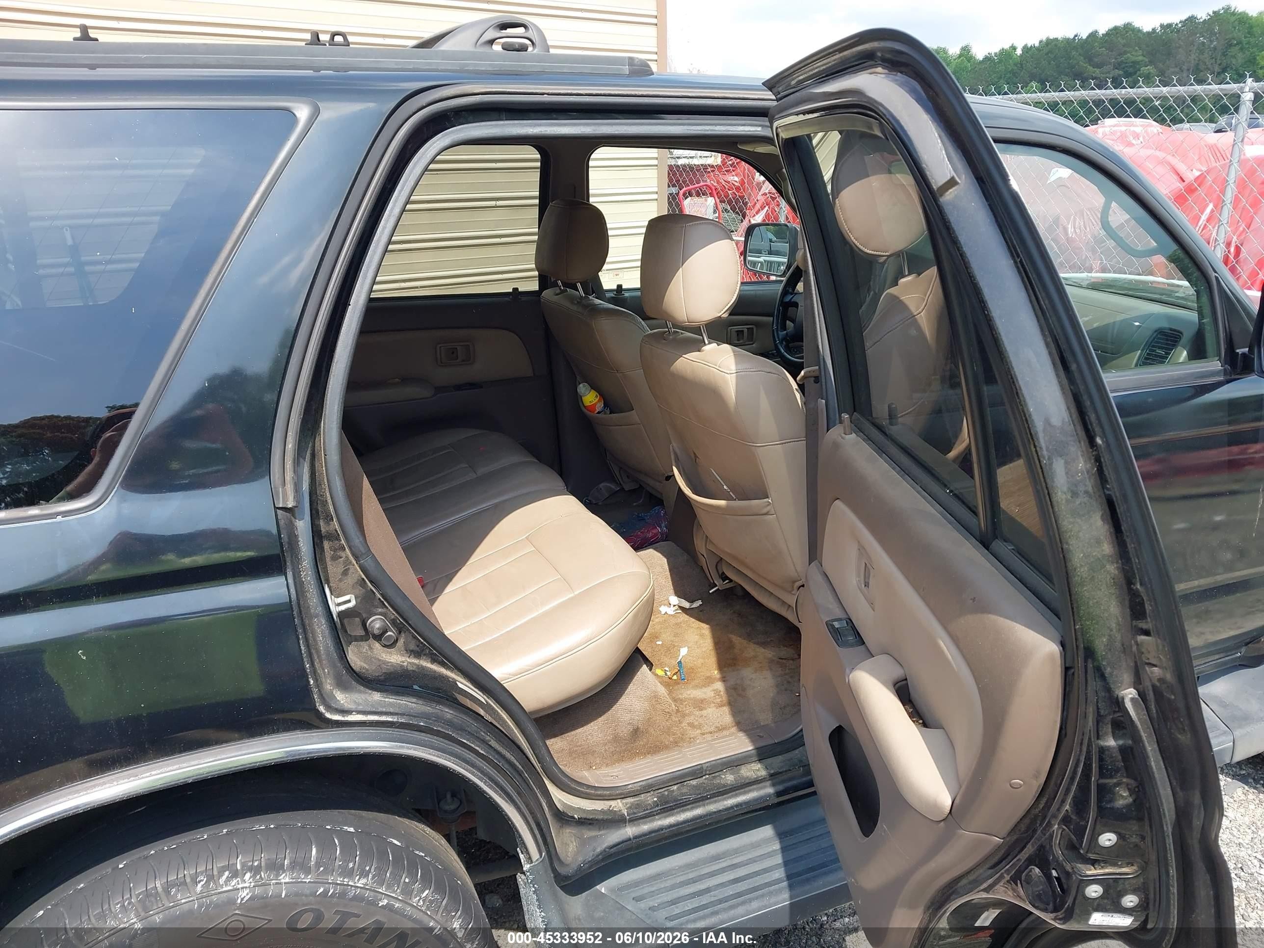 1999 Toyota 4runner Sr5 V6 Black vin: JT3GN86R2X0129862