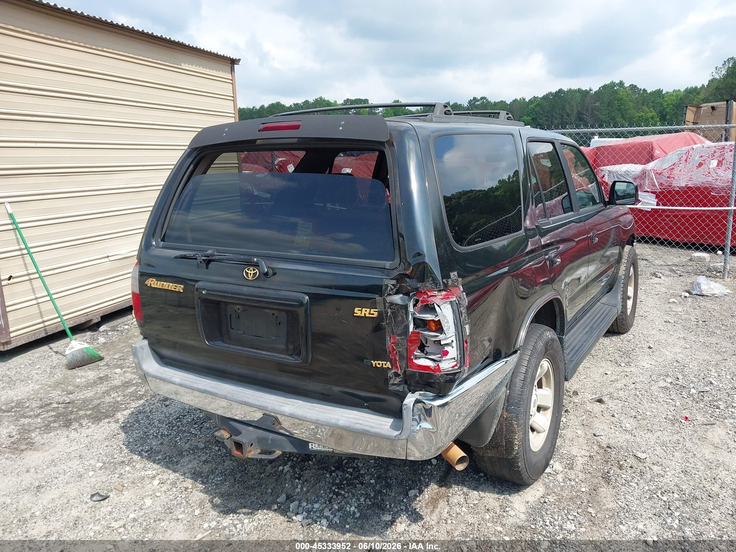 1999 Toyota 4runner Sr5 V6 Black vin: JT3GN86R2X0129862