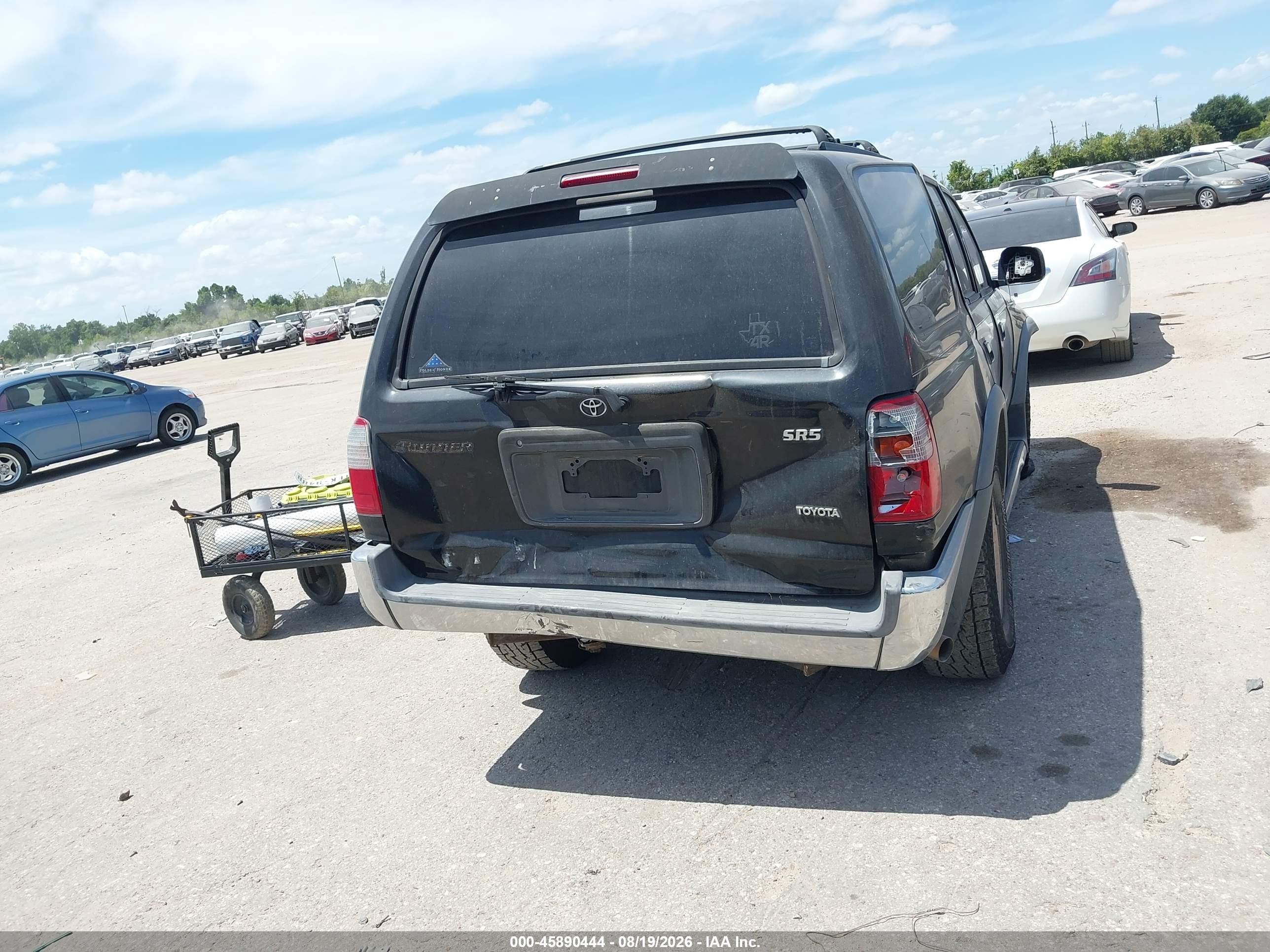 2000 Toyota 4runner Sr5 V6 Gray vin: JT3GN86R2Y0141365